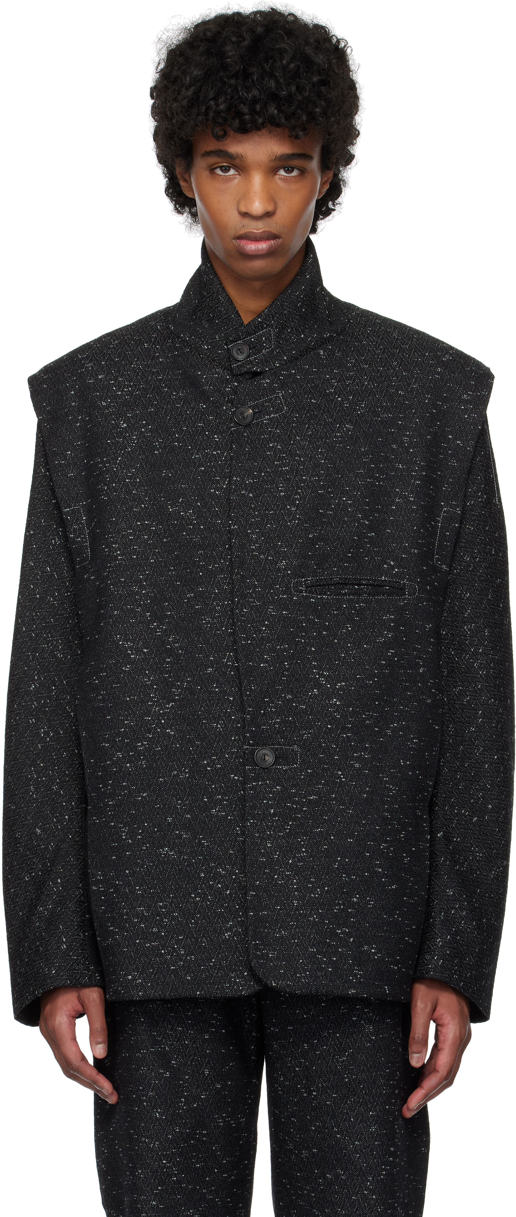 Black Navin K-Dart Blazer