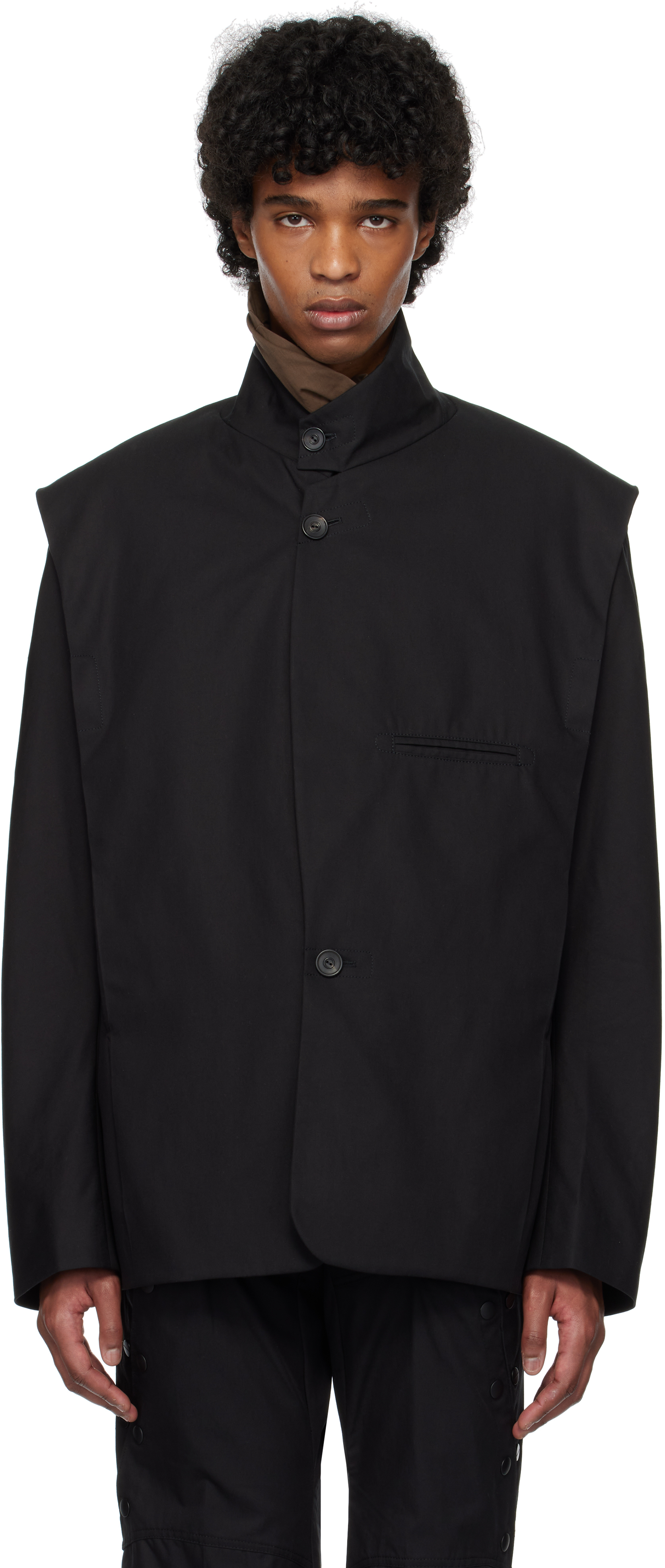 Black Navin K-Dart Blazer