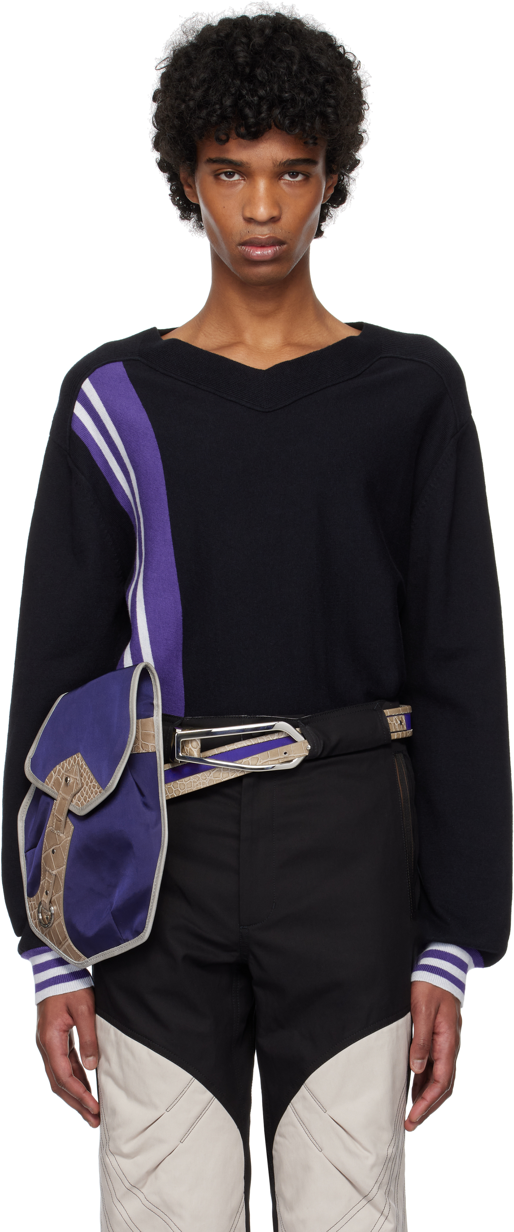 Kiko Kostadinov: ブラック Ostro セーター | SSENSE 日本