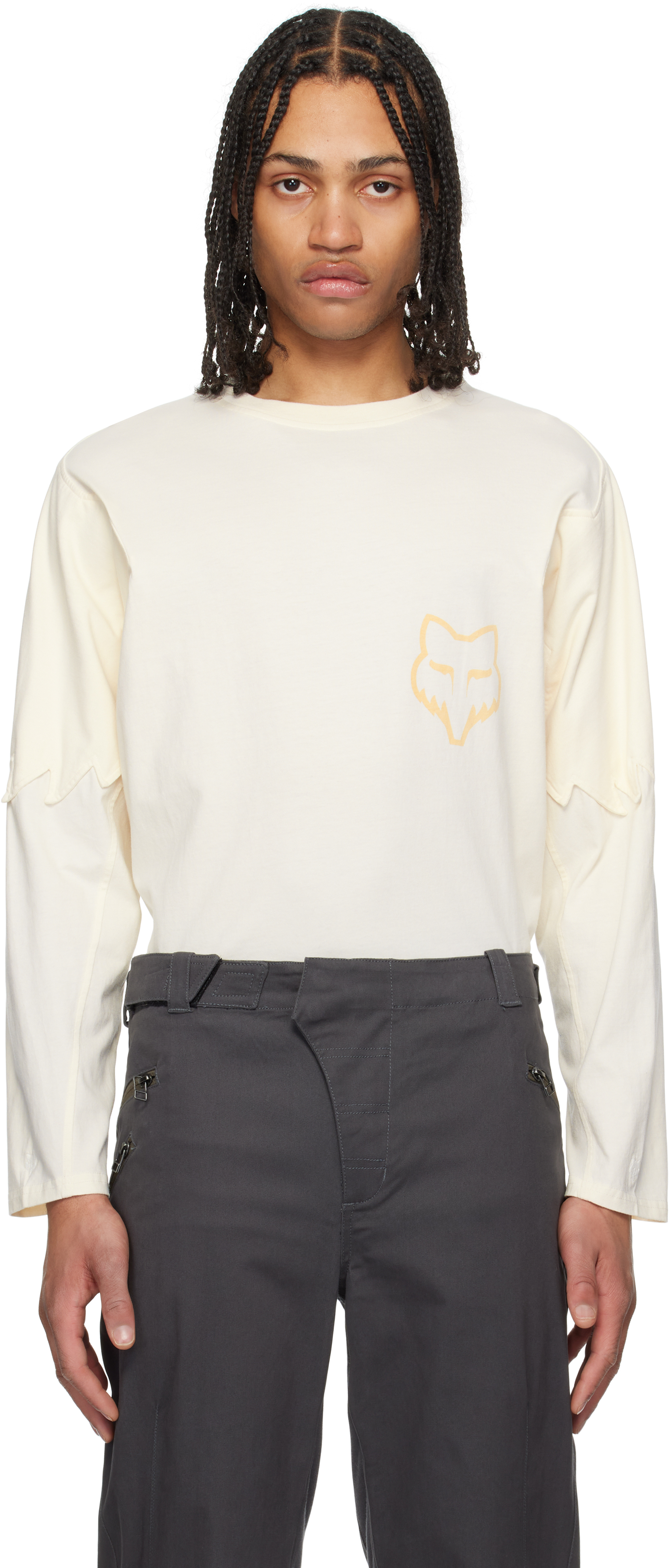 Off-White Fox Racing Edition Fox Long Sleeve T-shirt