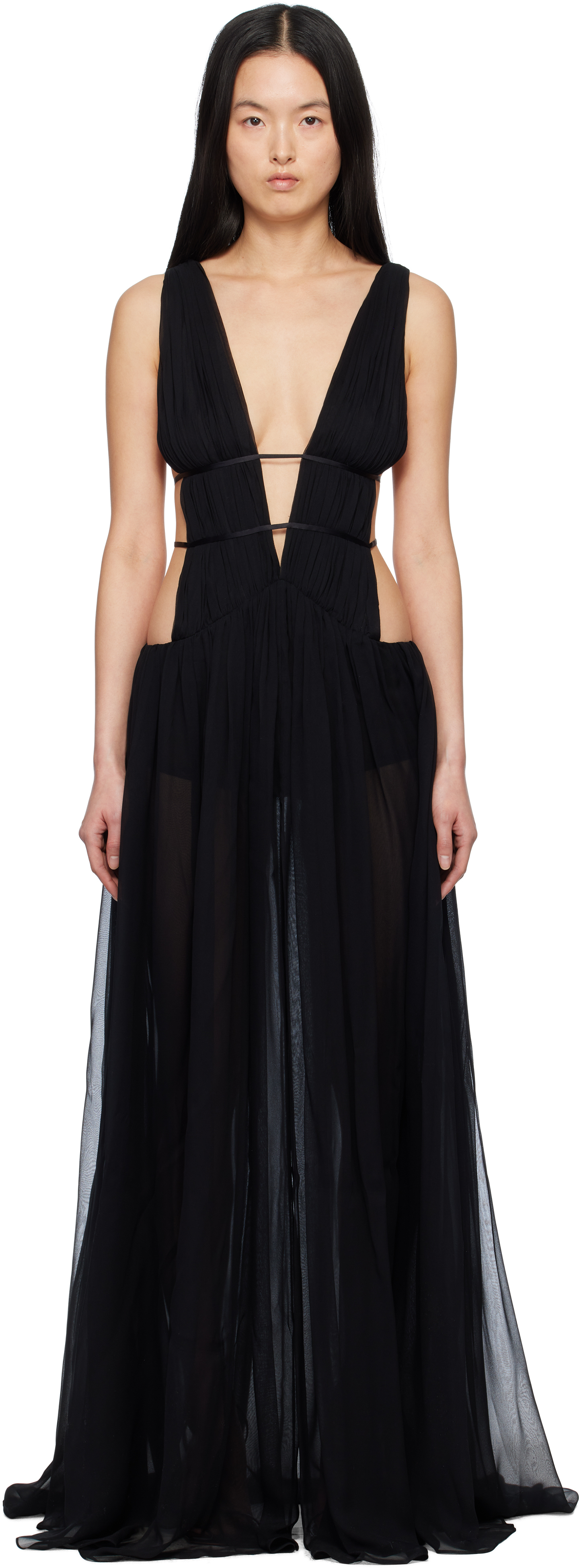 Black Venus Maxi Dress