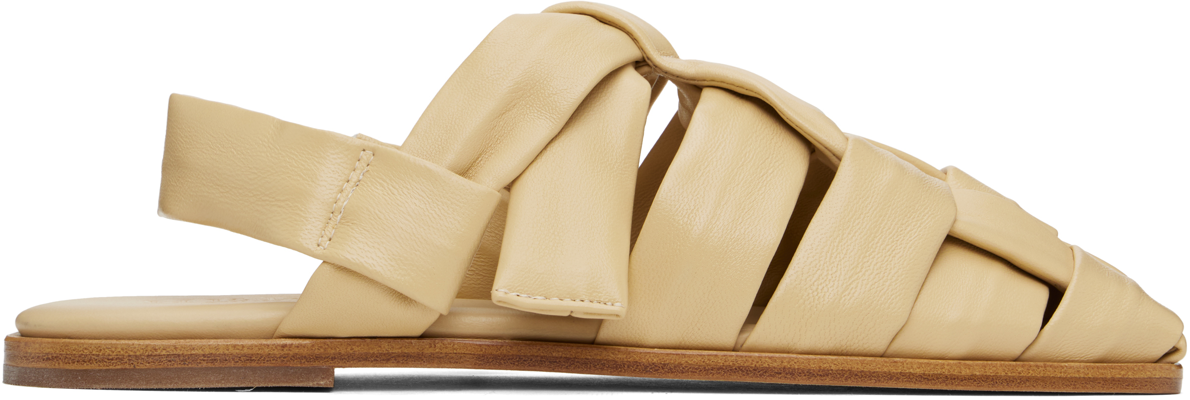 【関税込み】HEREU ベージュ Bena サンダル Beige Bena Sandals by HEREU on Sale