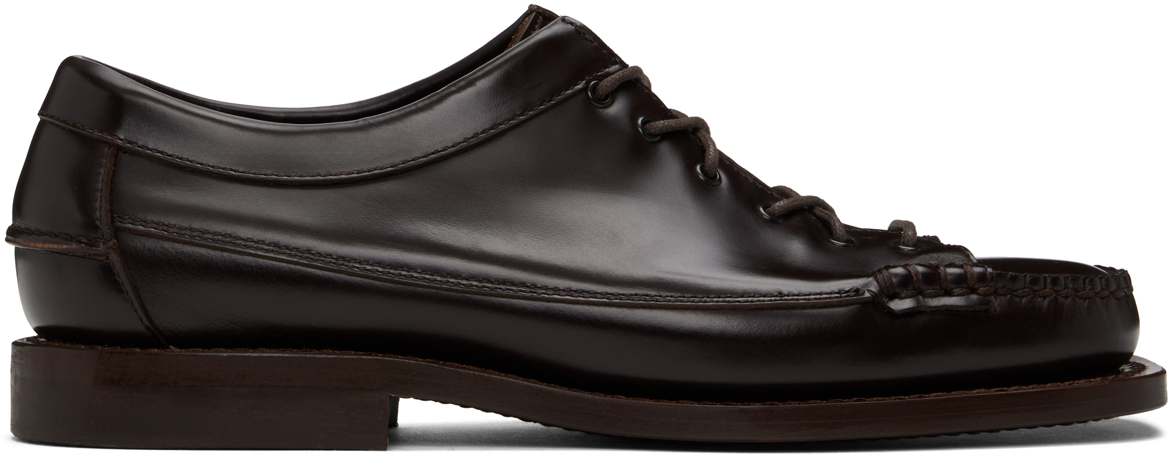 Brown Priego Squared Loafers