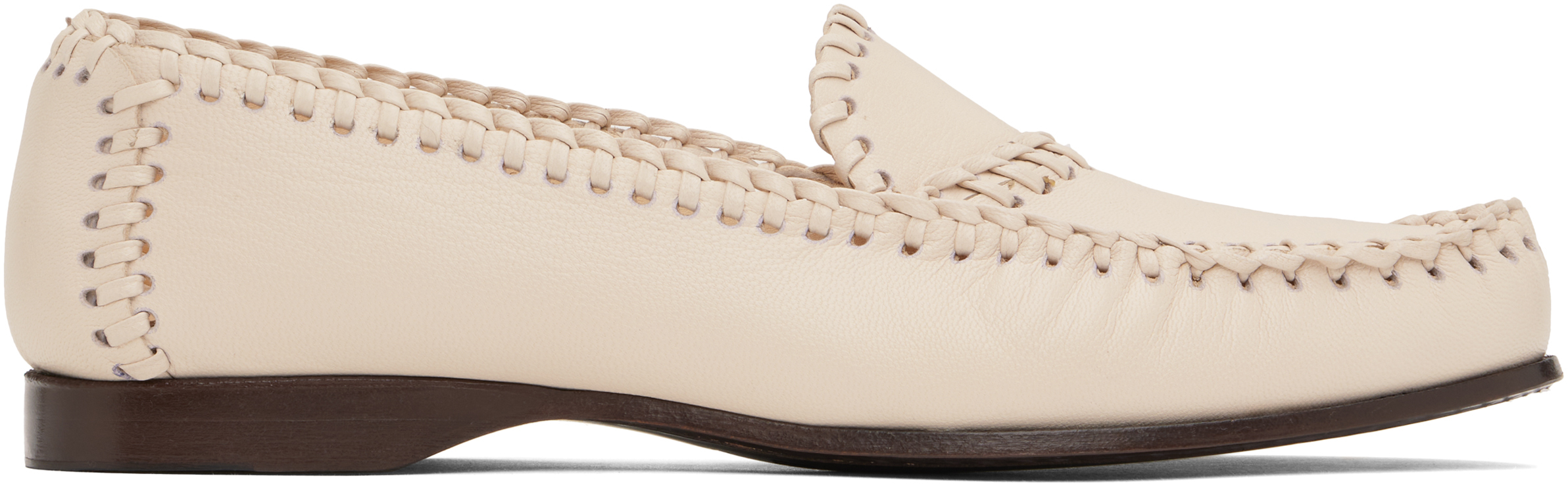 【関税込み】HEREU オフホワイト Sastre ローファー Off-White Sastre Loafers by HEREU on Sale