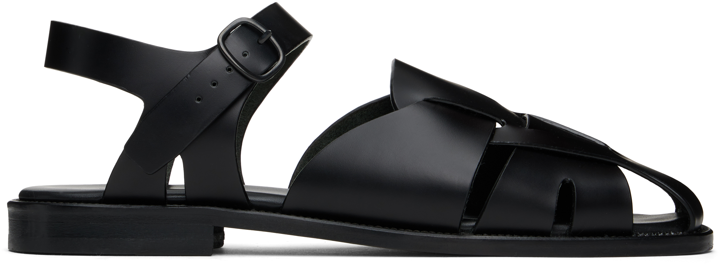 Black Pedra Sandals