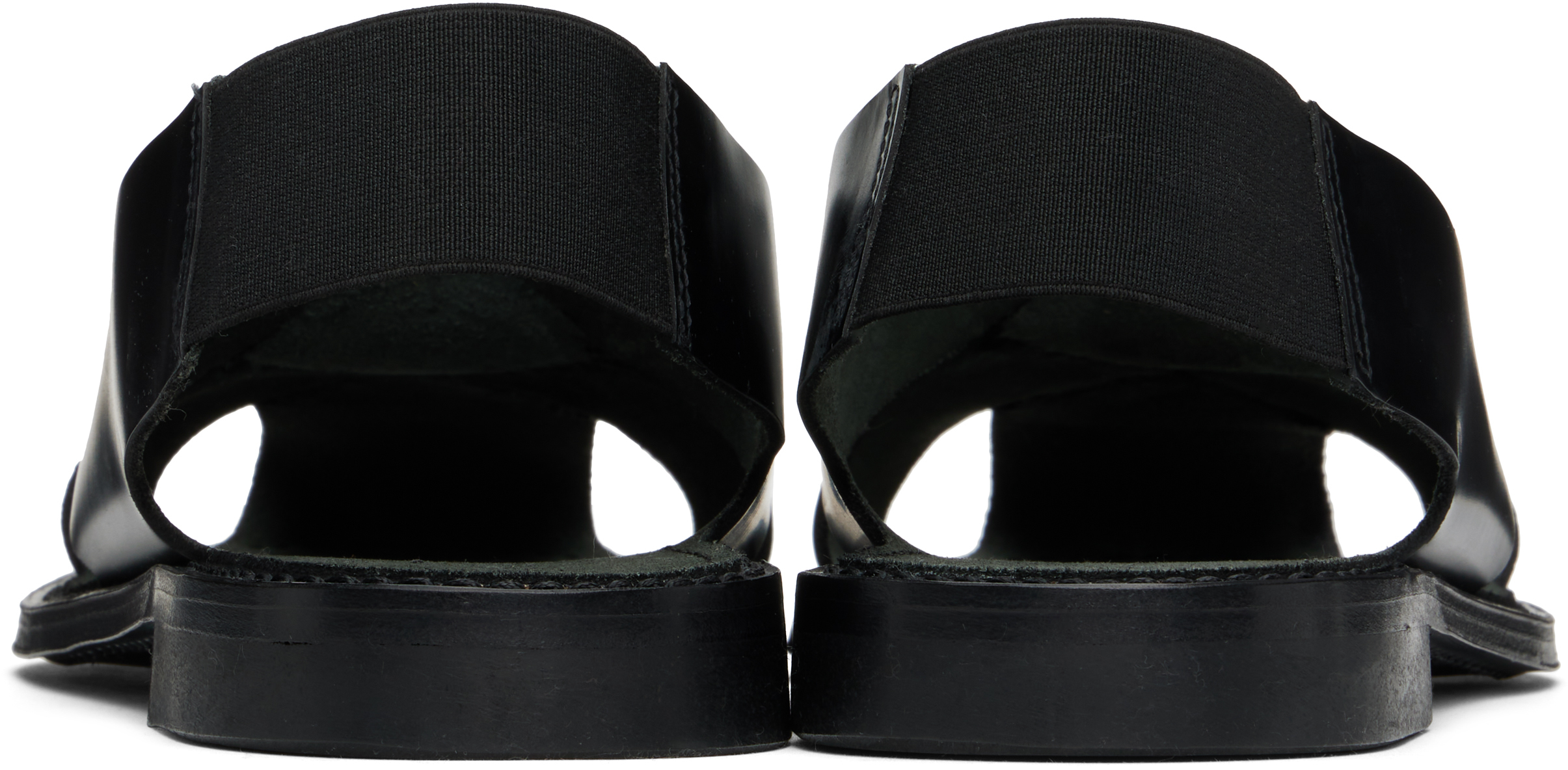Hereu Blck Llano Sandals In Black