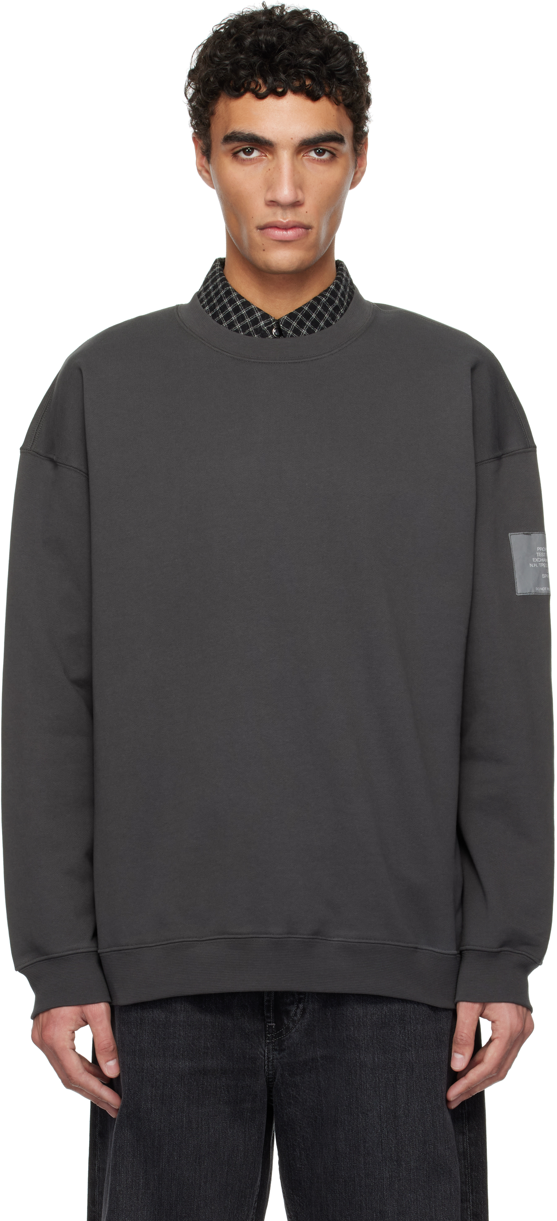 N. Hoolywood Gray Crewneck Sweatshirt