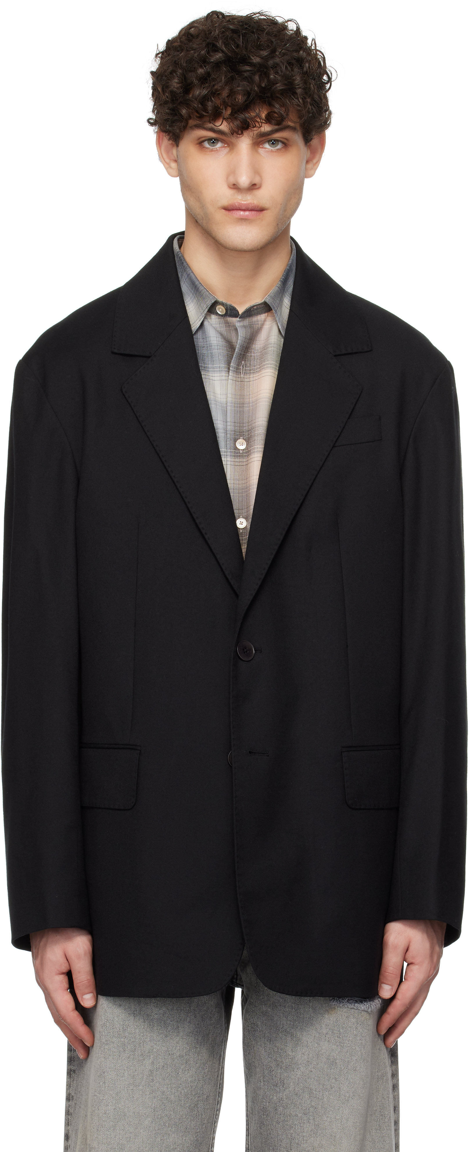 Black Tricky Blazer