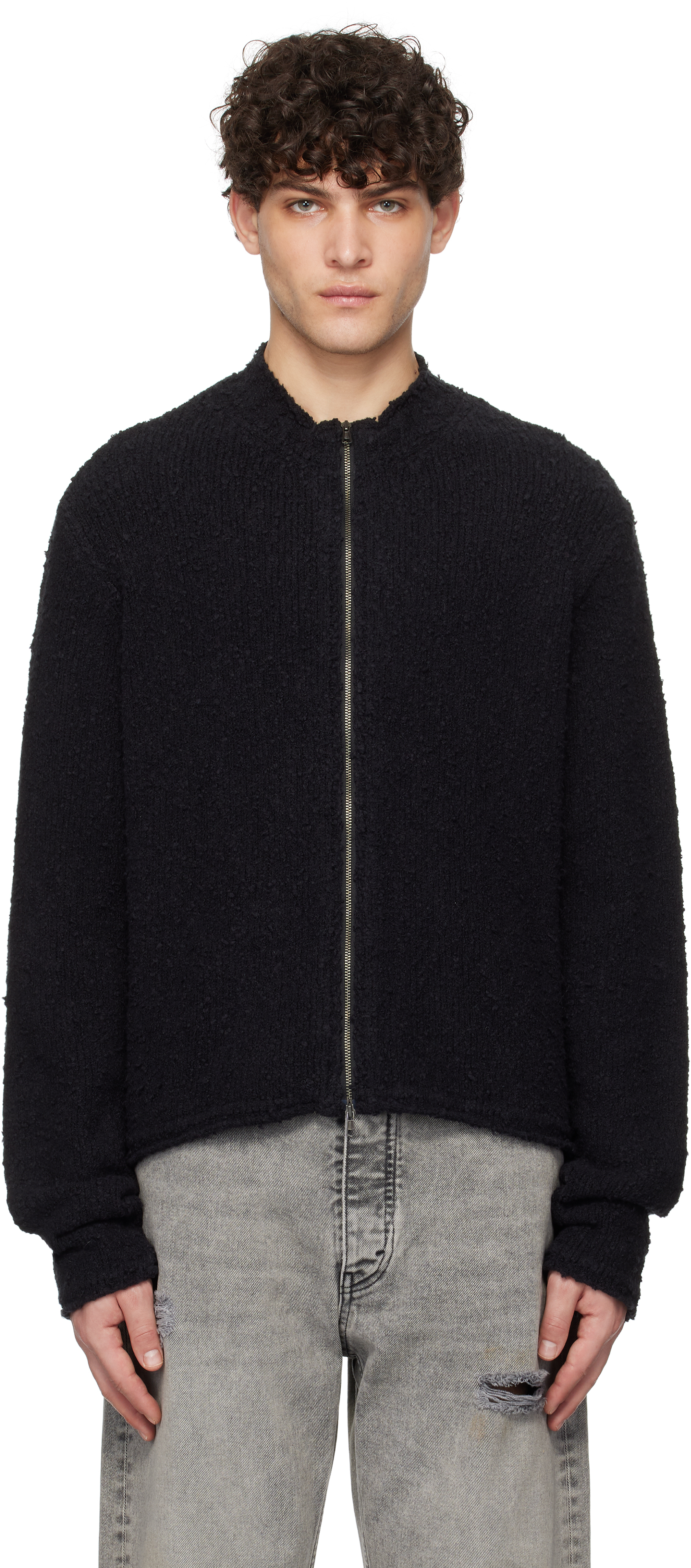 Black Goal Cardigan