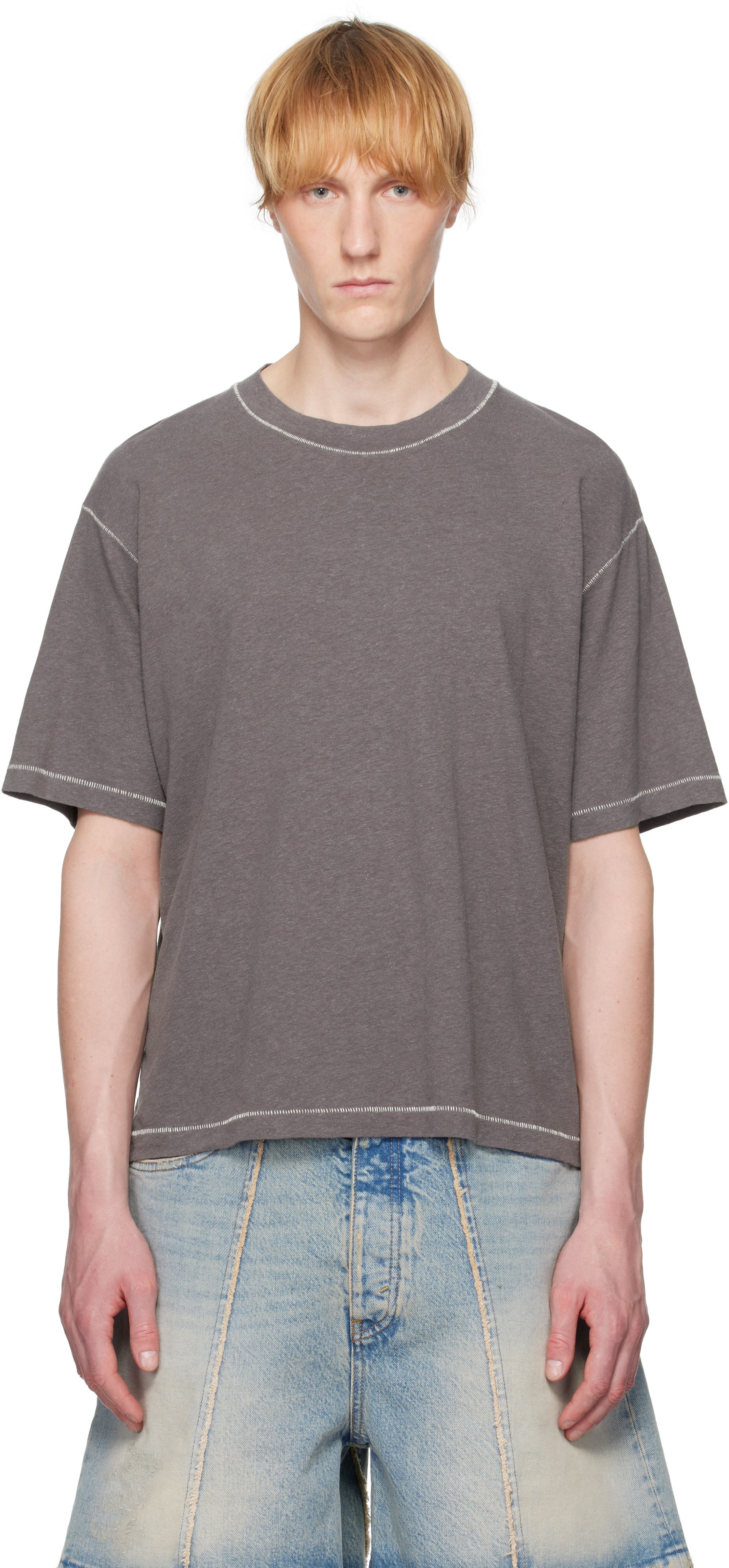 Gray Boxy T-shirt