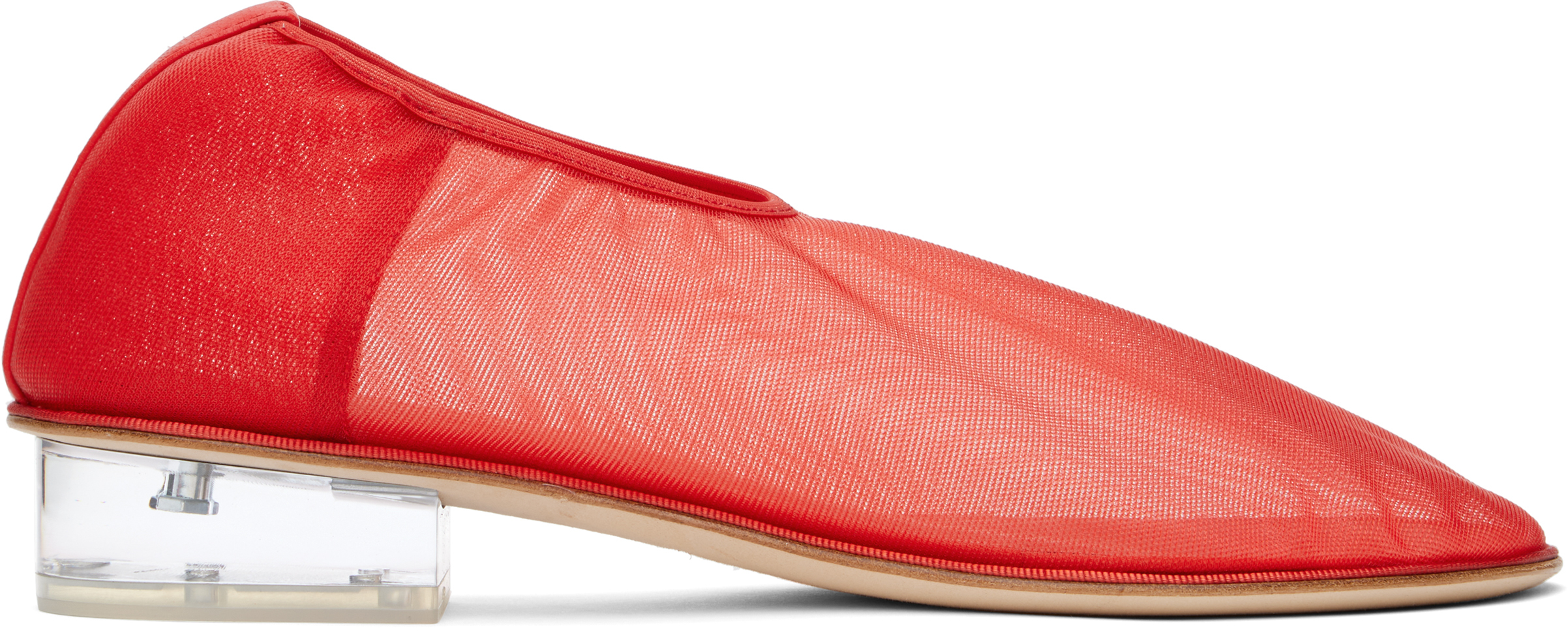 【関税込み】Studio Amelia レッド Vestige フラットシューズ Studio Ameliaのレッド Vestige フラットシューズがセール中