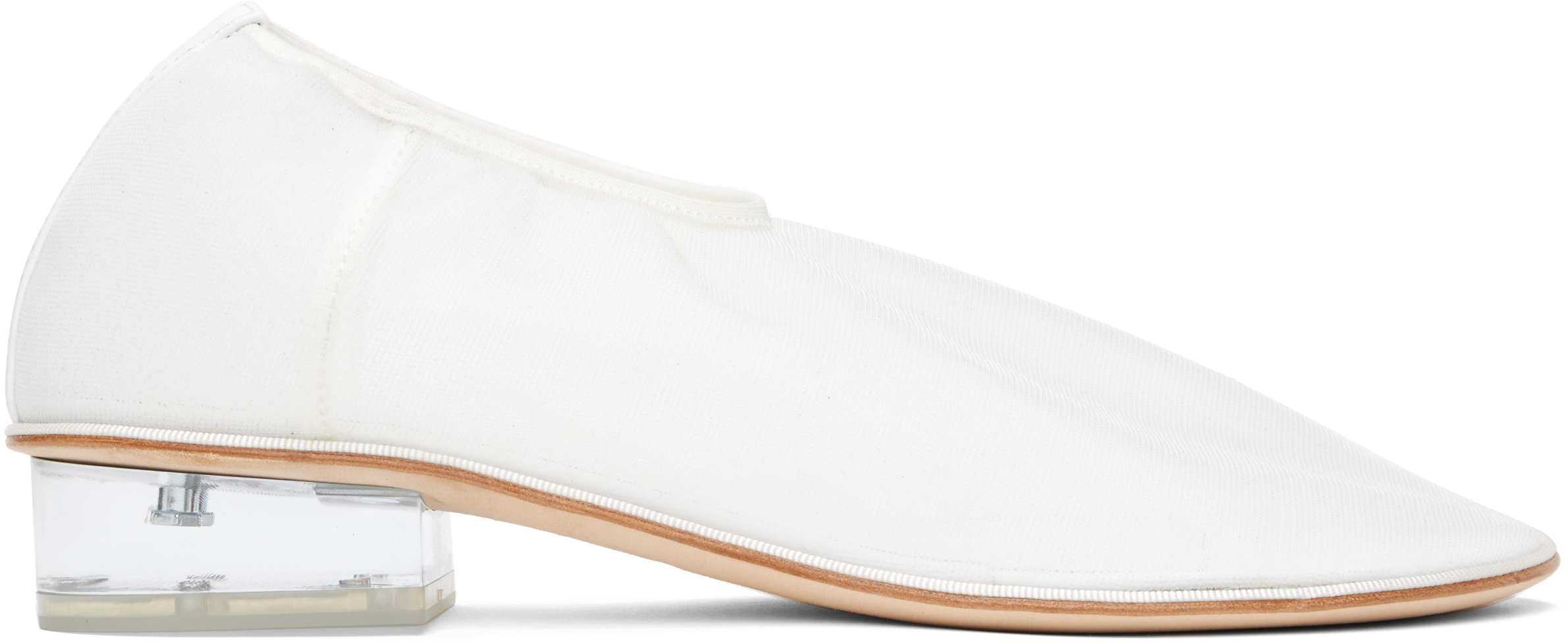 【関税込み】Studio Amelia ホワイト Vestige フラットシューズ Studio Amelia Vestige フラットシューズ | ホワイト | FARFETCH JP