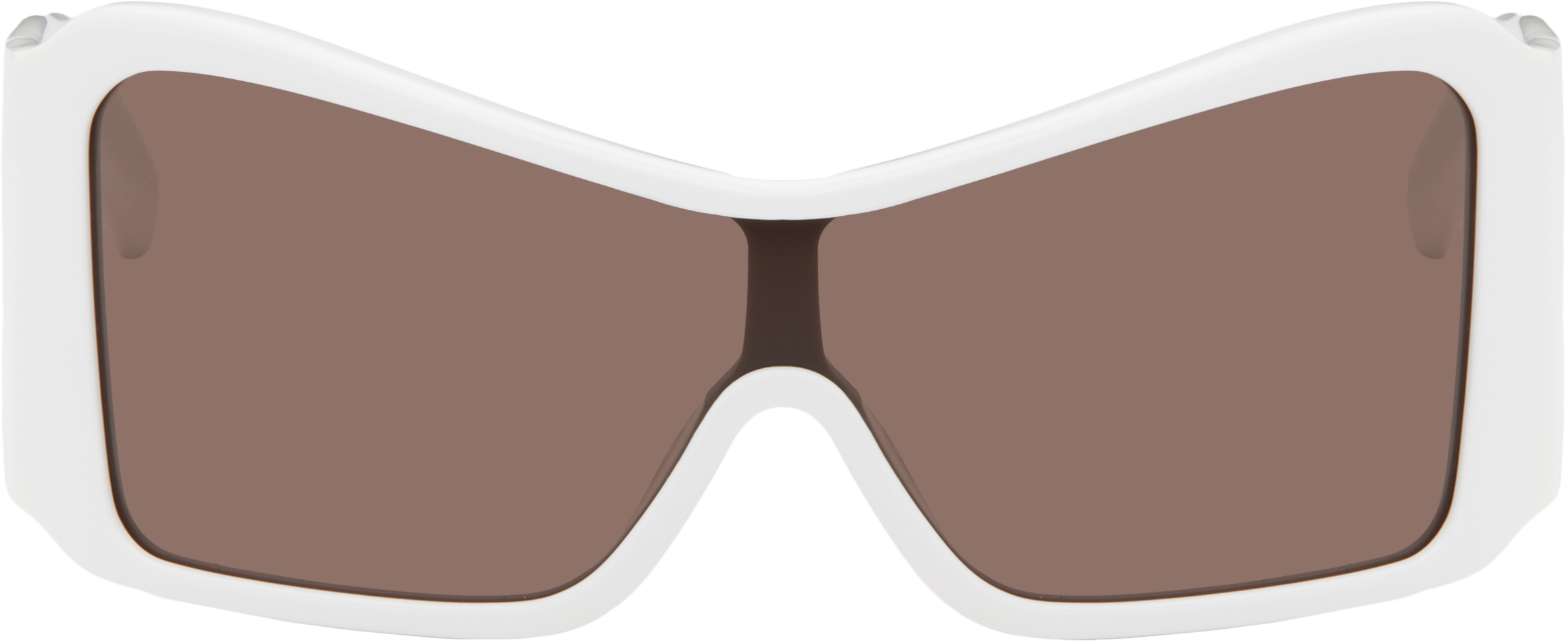 White Shield Sunglasses