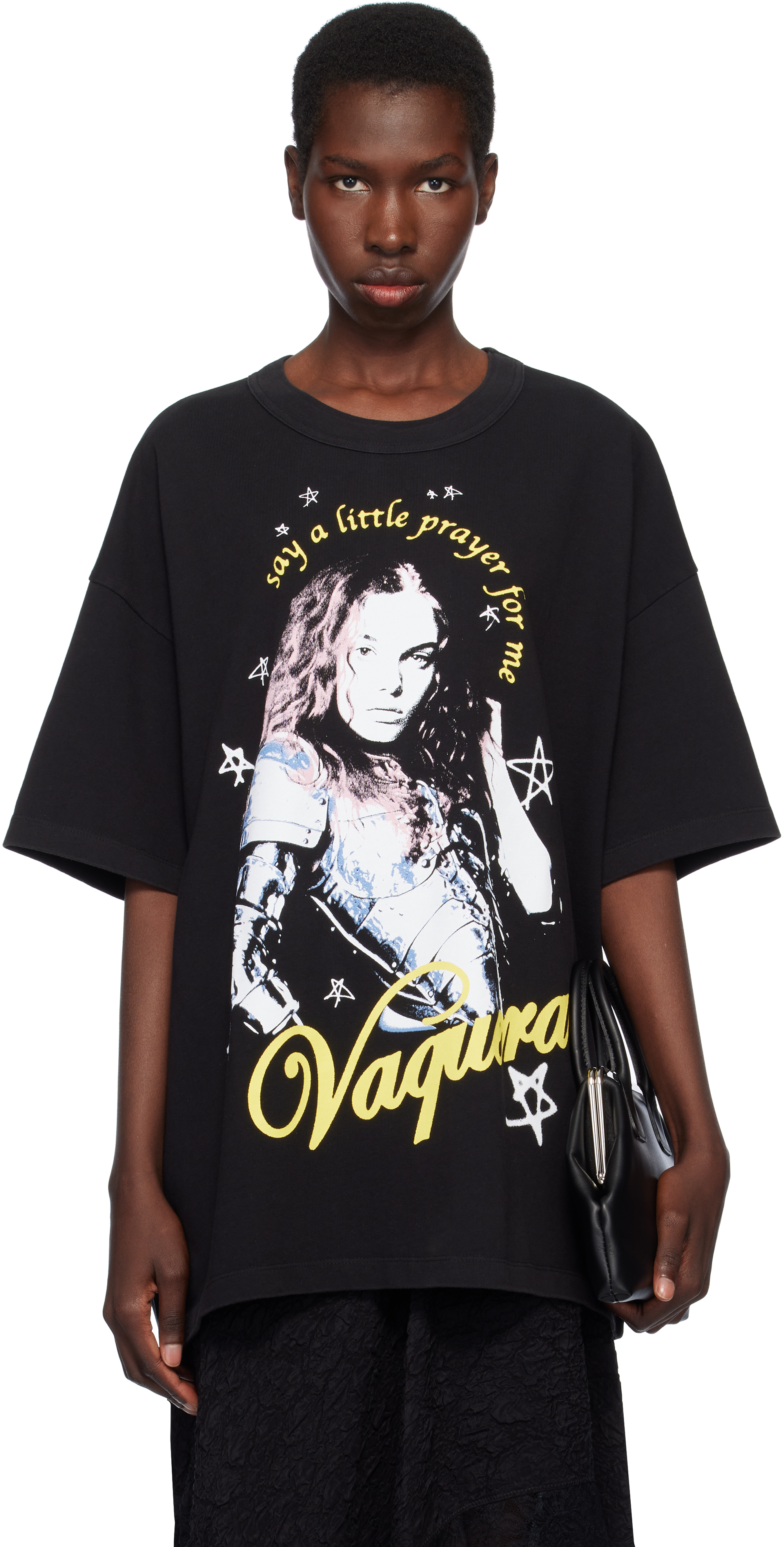 Black 'Joan Of Arc' T-shirt