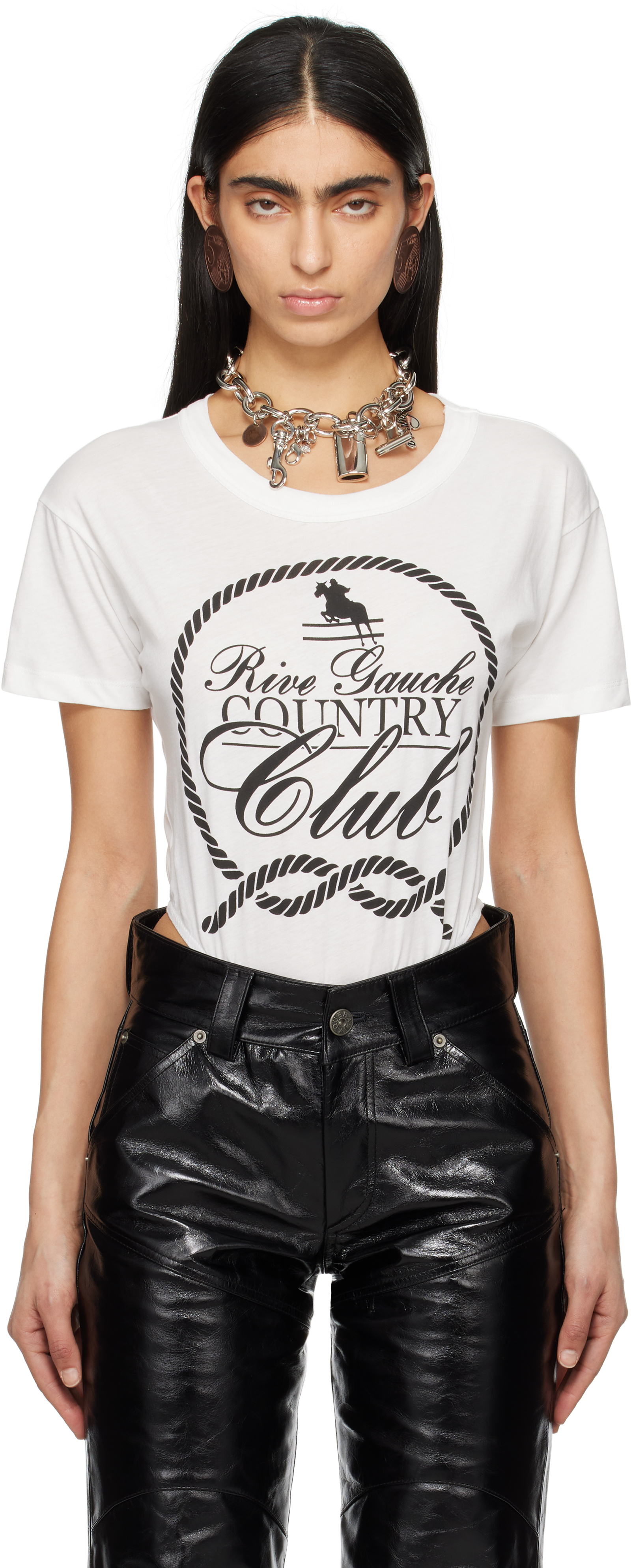 White 
Country Club
 Bodysuit