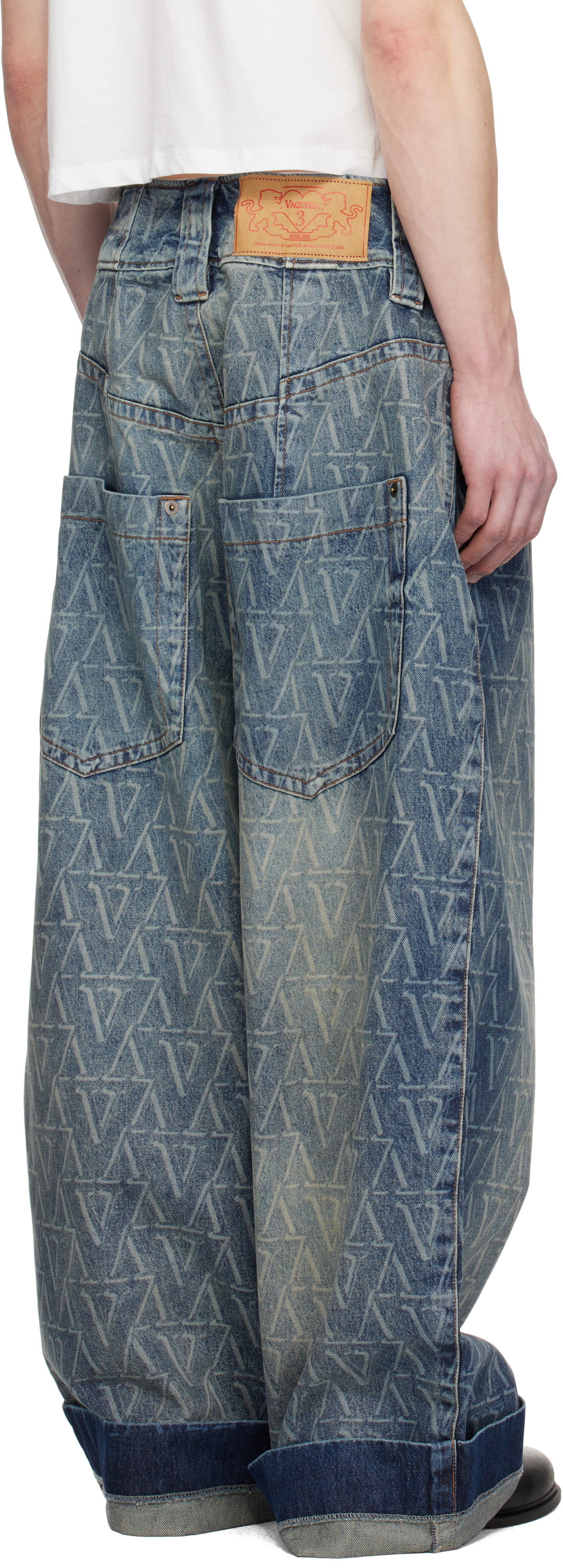 Vaquera Women Baby Jeans Woven Blue In Blue