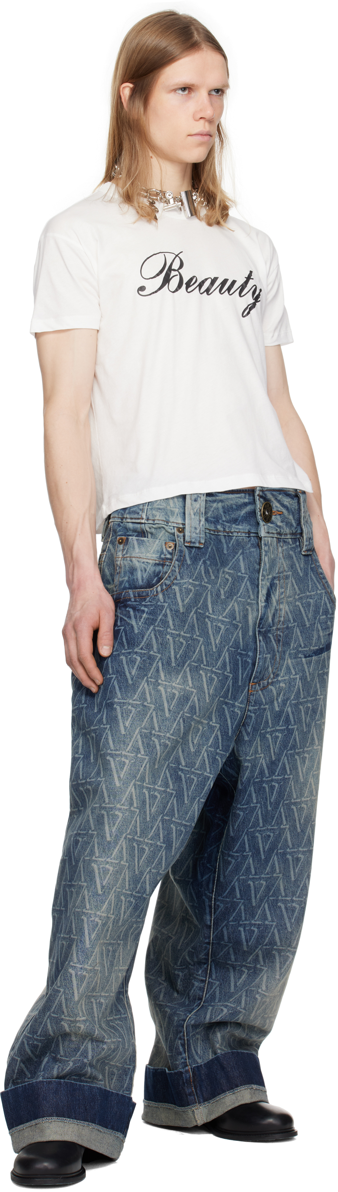Vaquera Women Baby Jeans Woven Blue In Blue