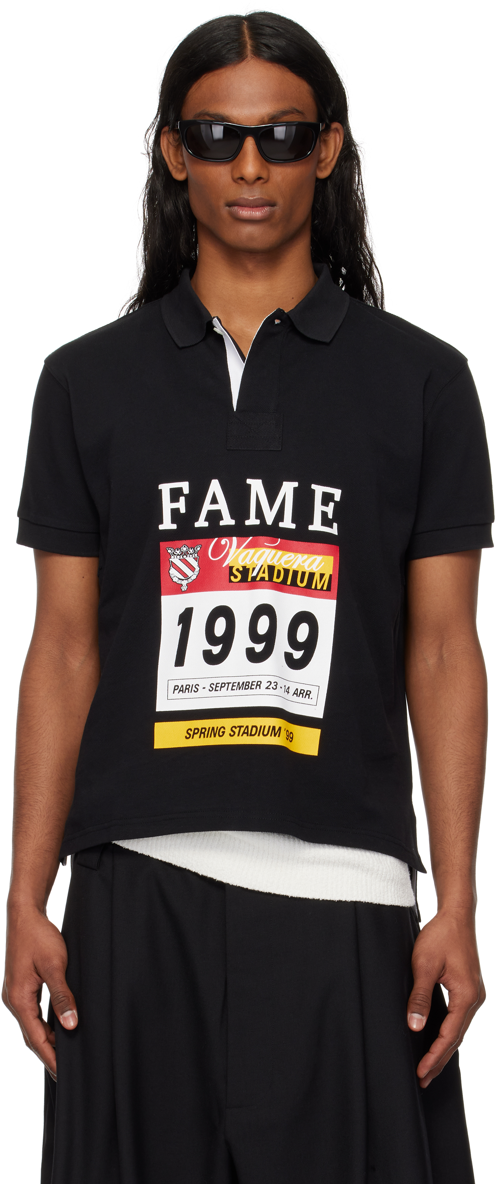 Black 'Vaquera' Polo