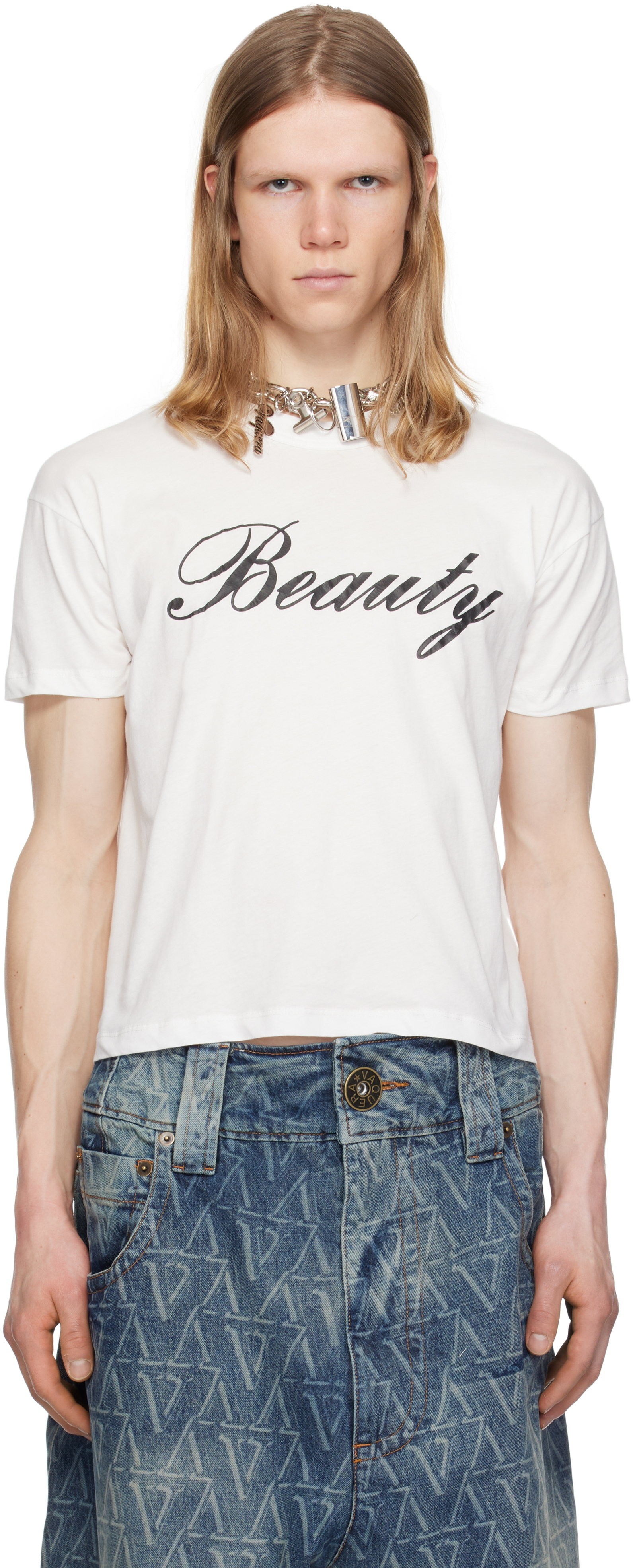 White 
Beauty
 T-shirt