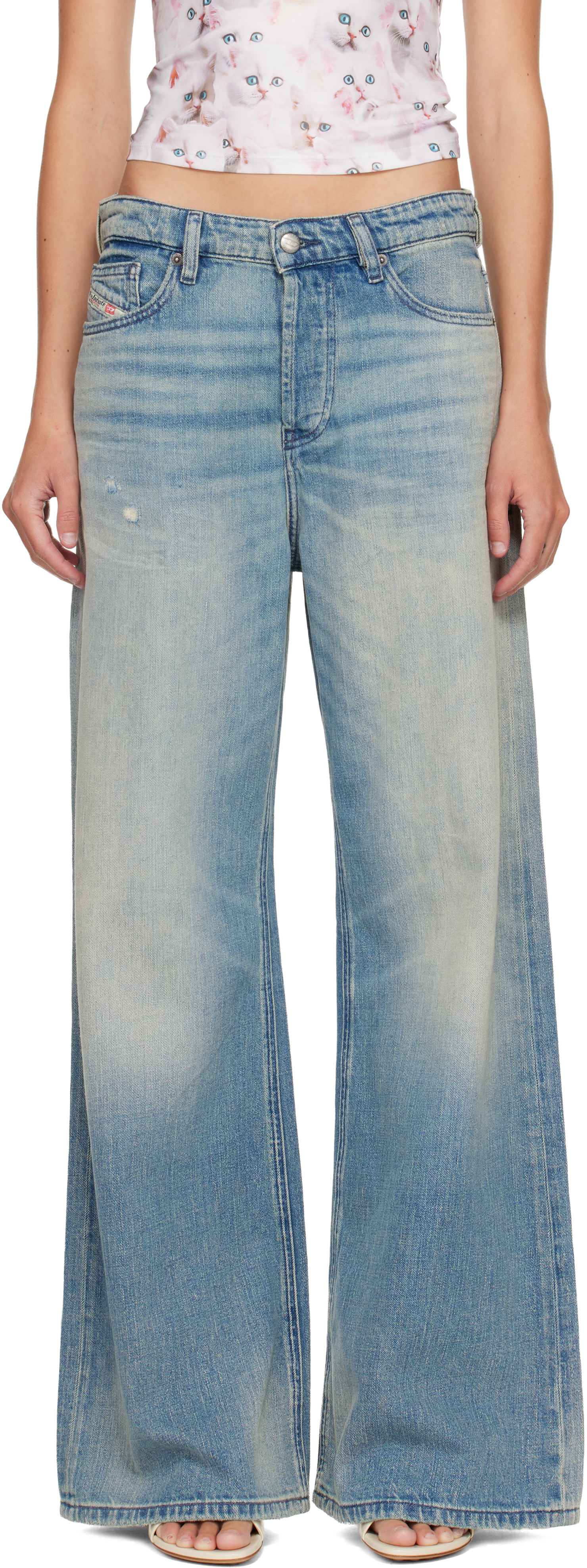 Diesel Relaxed Jeans 1996 D-sire In Blue