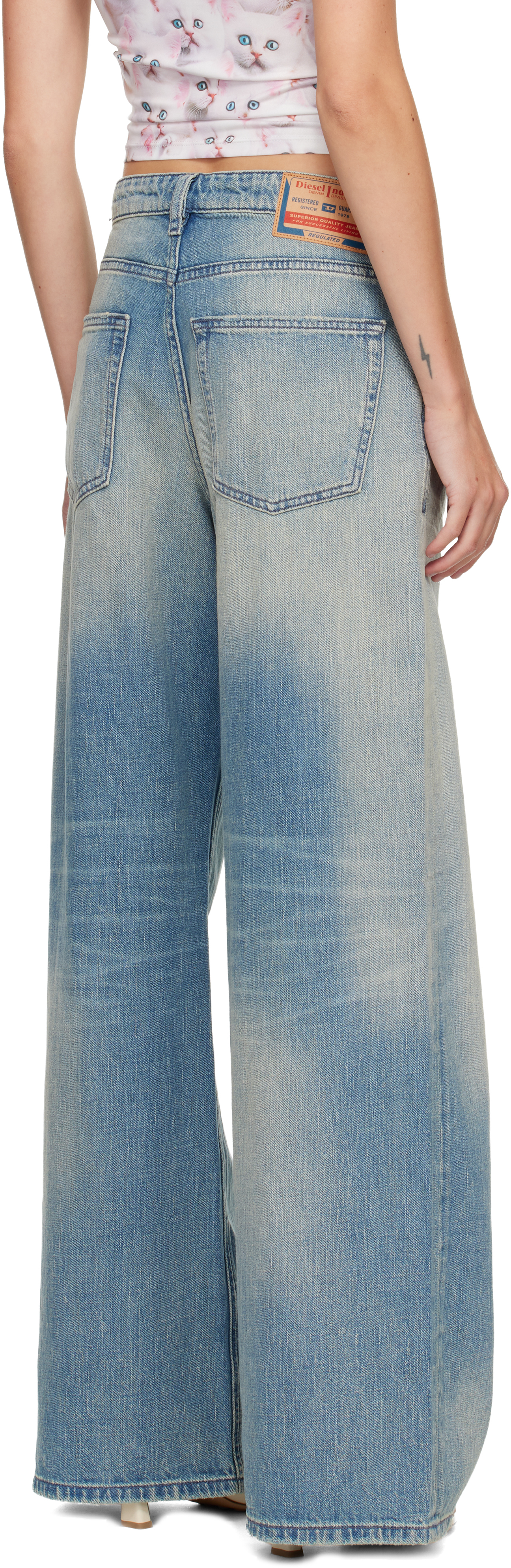 Diesel Relaxed Jeans 1996 D-sire In Blue