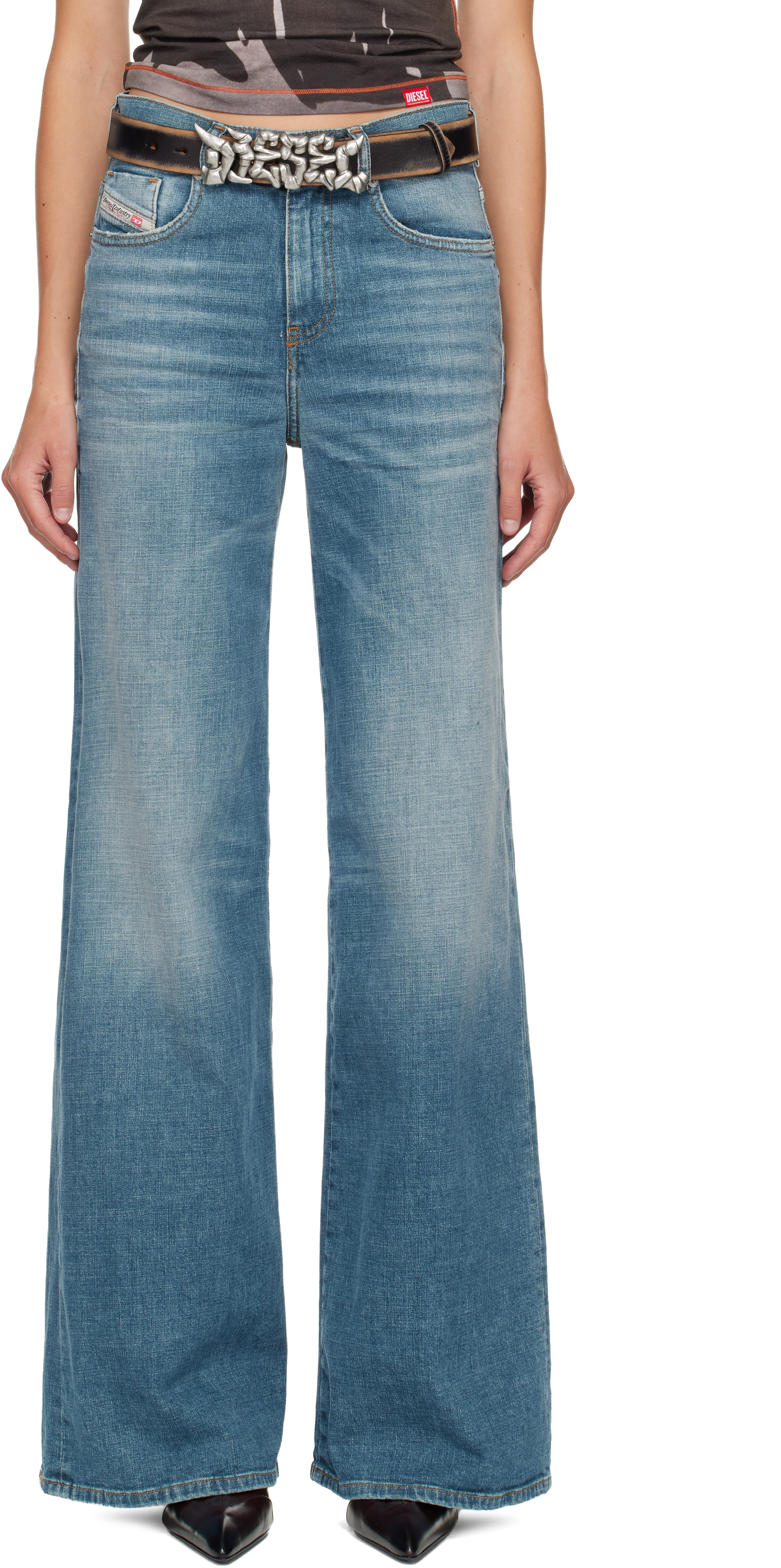 Diesel Blue 1978 D-akemi Jeans In Blue