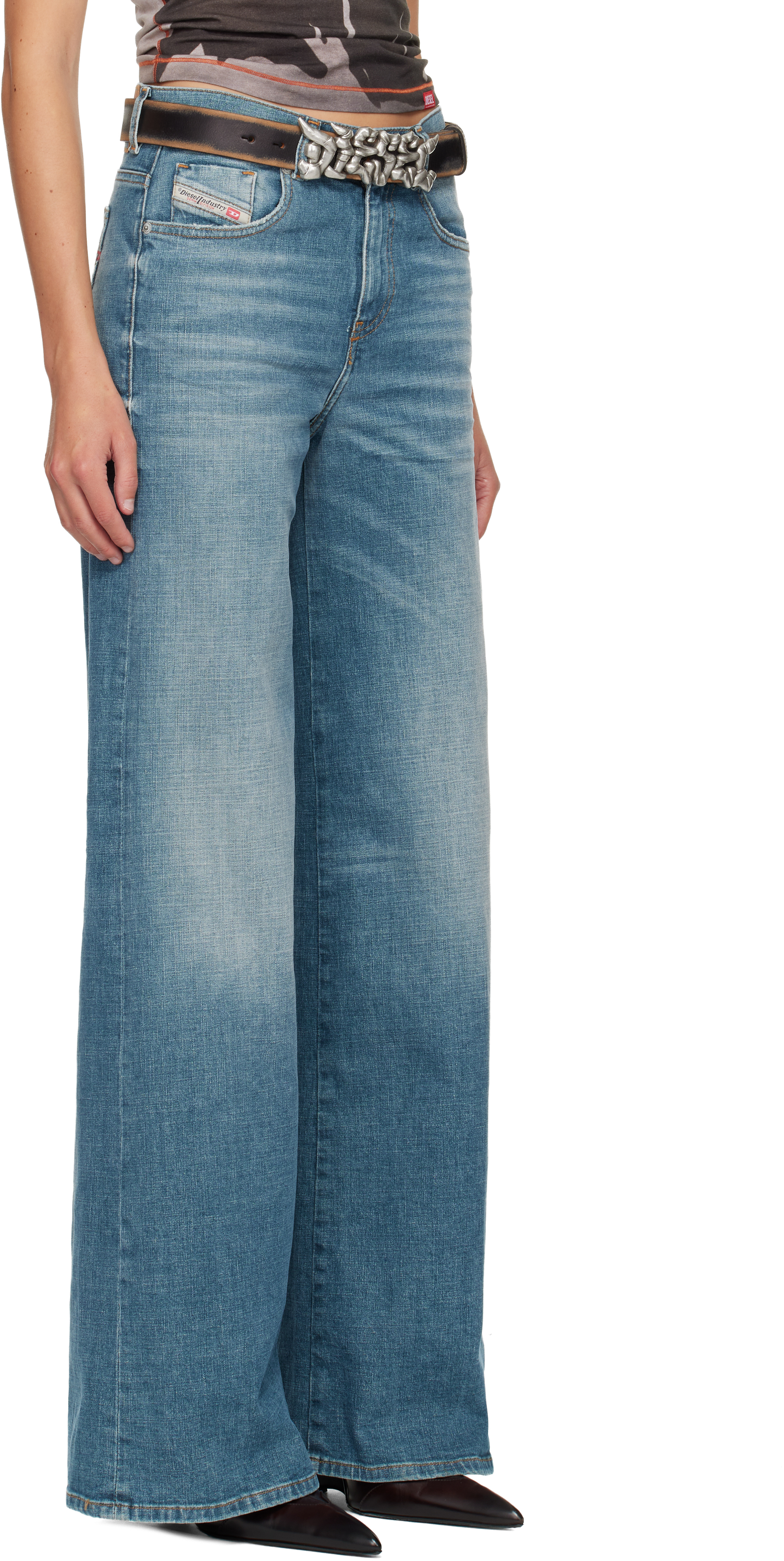 Diesel Blue 1978 D-akemi Jeans In Blue