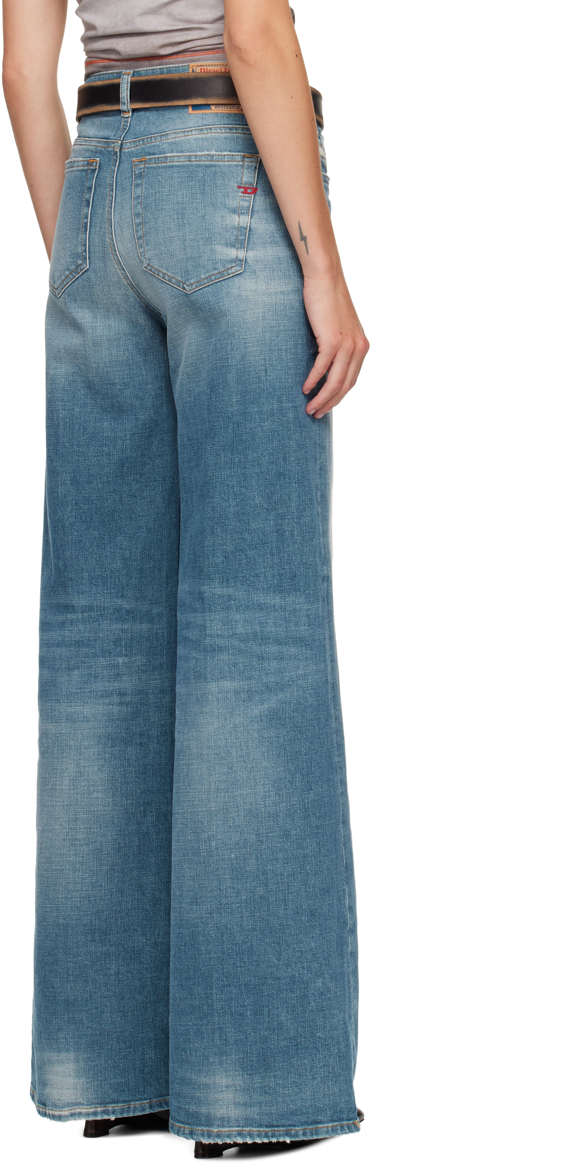 Diesel Blue 1978 D-akemi Jeans In Blue
