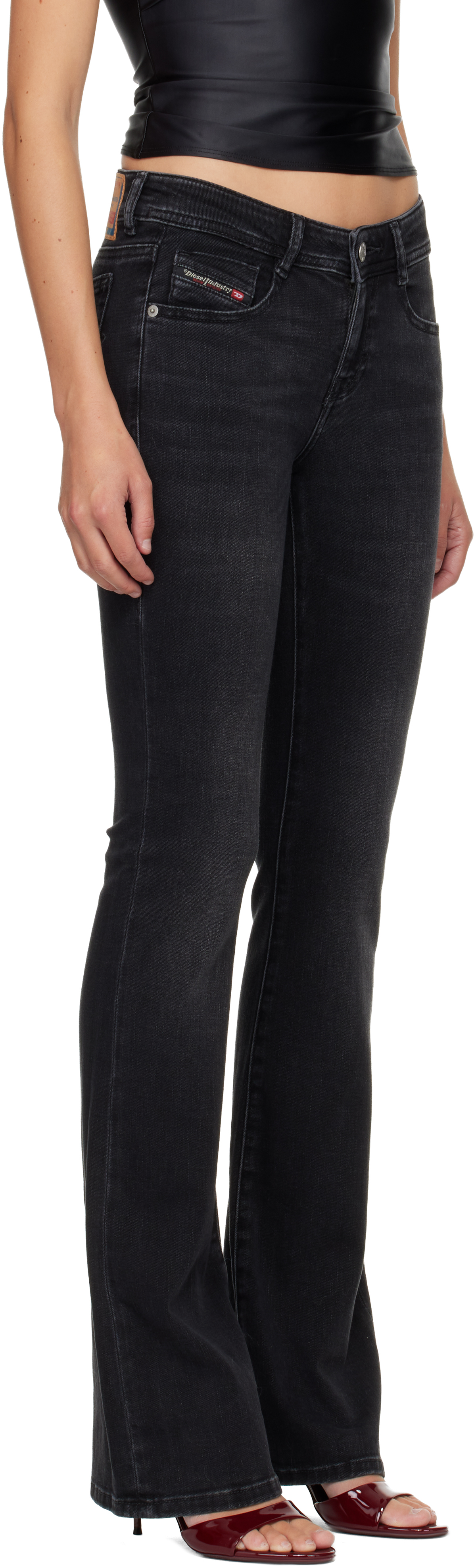 Diesel 1969 D-ebbey Jeans In Black