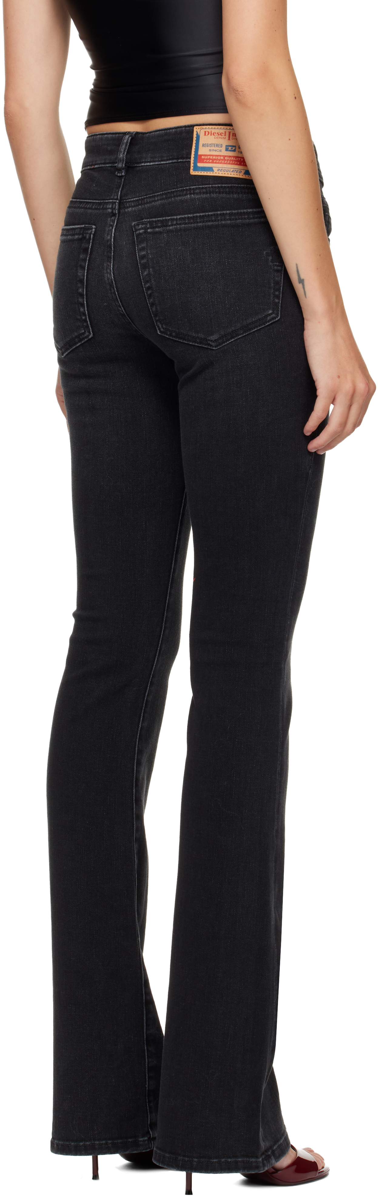 Diesel 1969 D-ebbey Jeans In Black