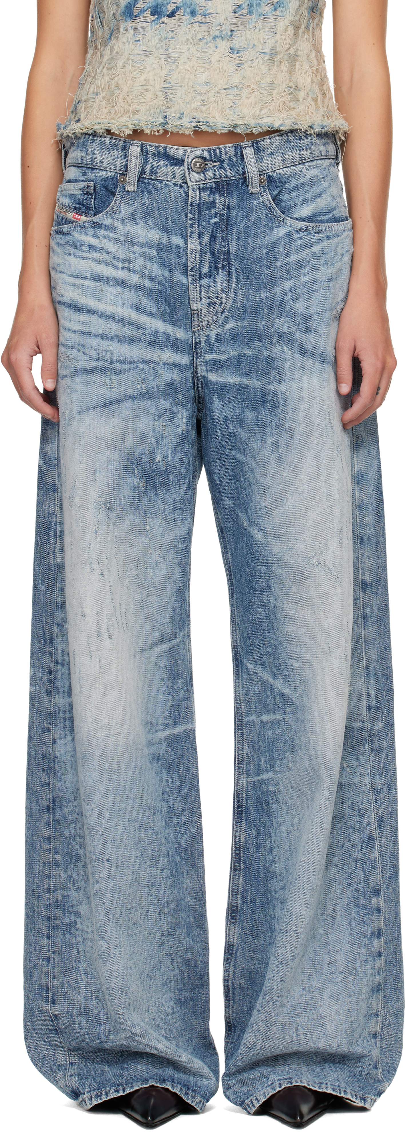 Diesel Blue 1971 D-sent 068ty Jeans In Blue