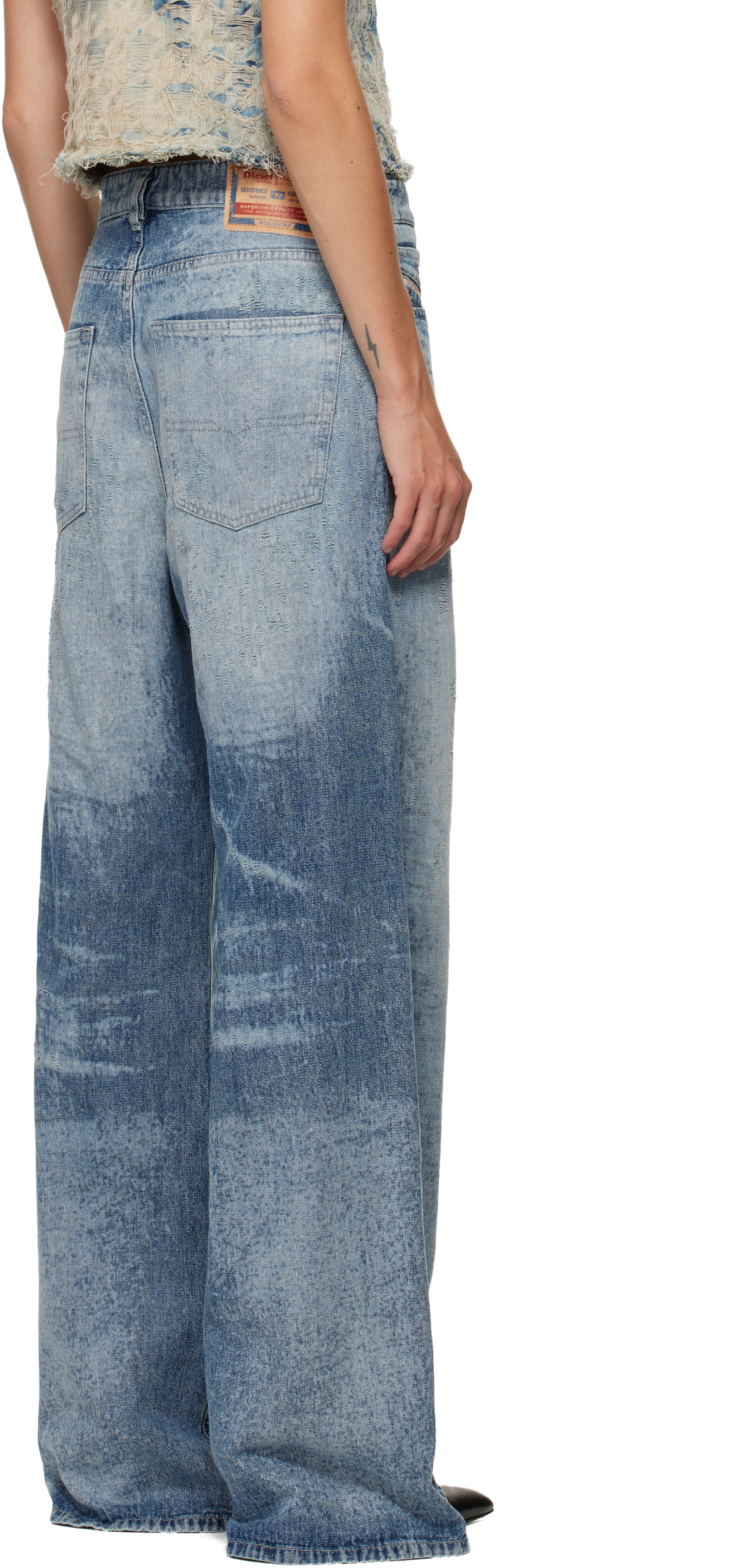 Diesel Blue 1971 D-sent 068ty Jeans In Blue