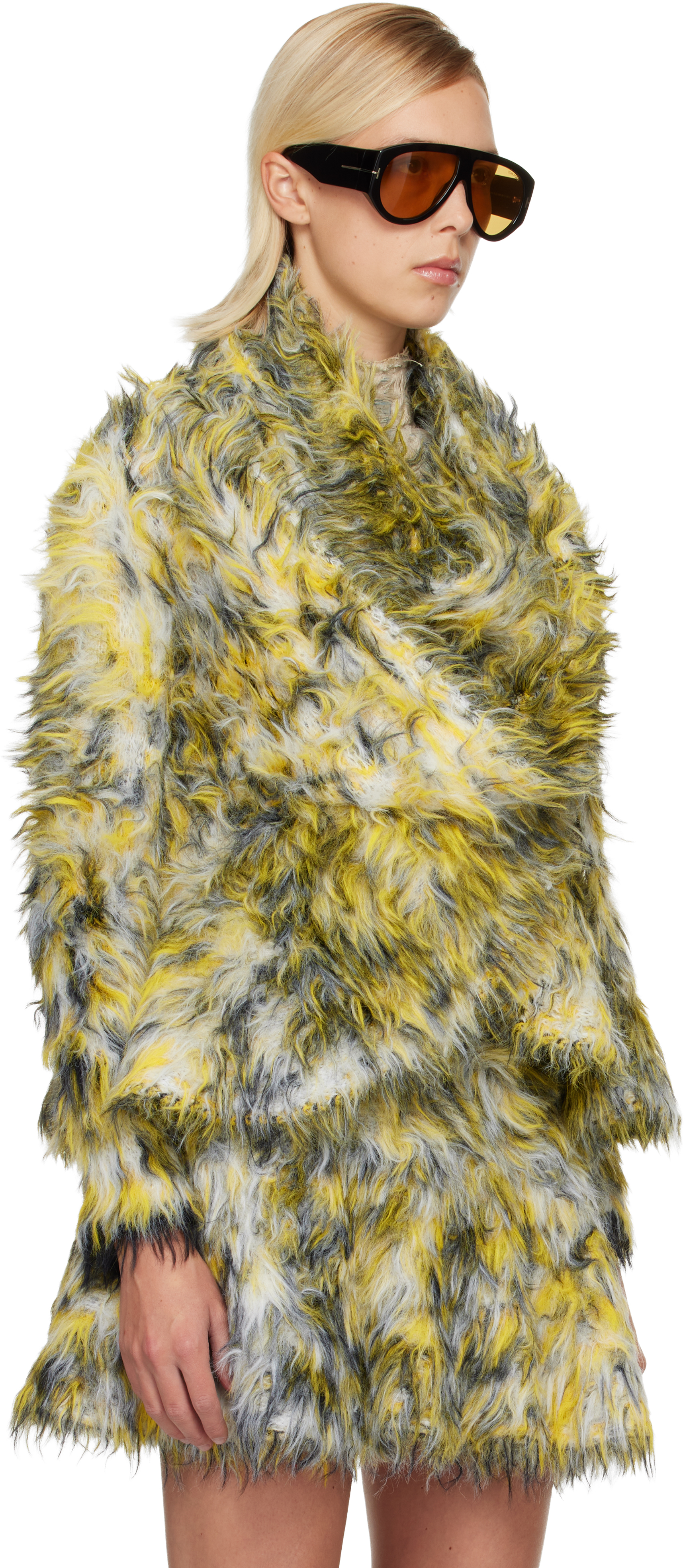 Diesel Yellow M-annaine Cardigan In Neutral