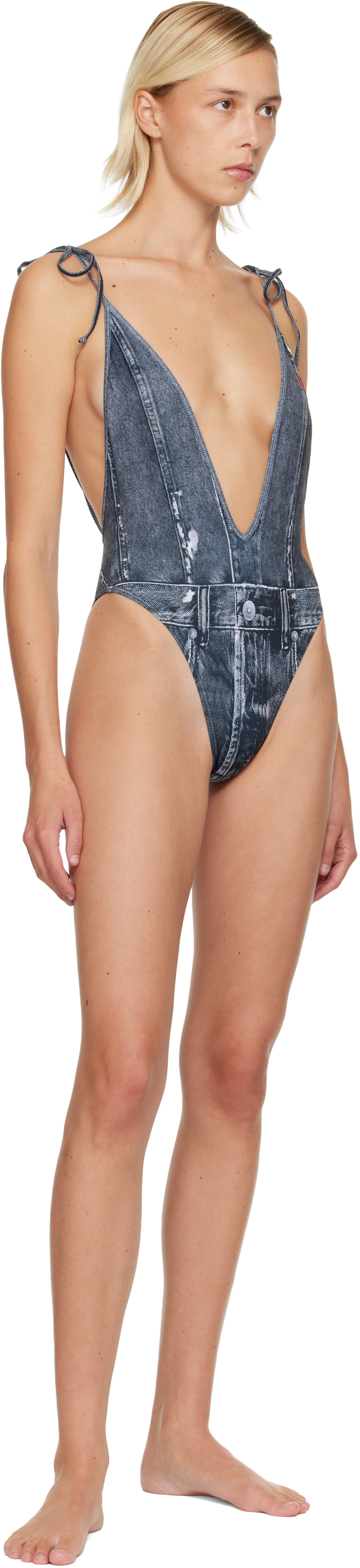 Diesel Gray Kinsley-dnm Swimsuit