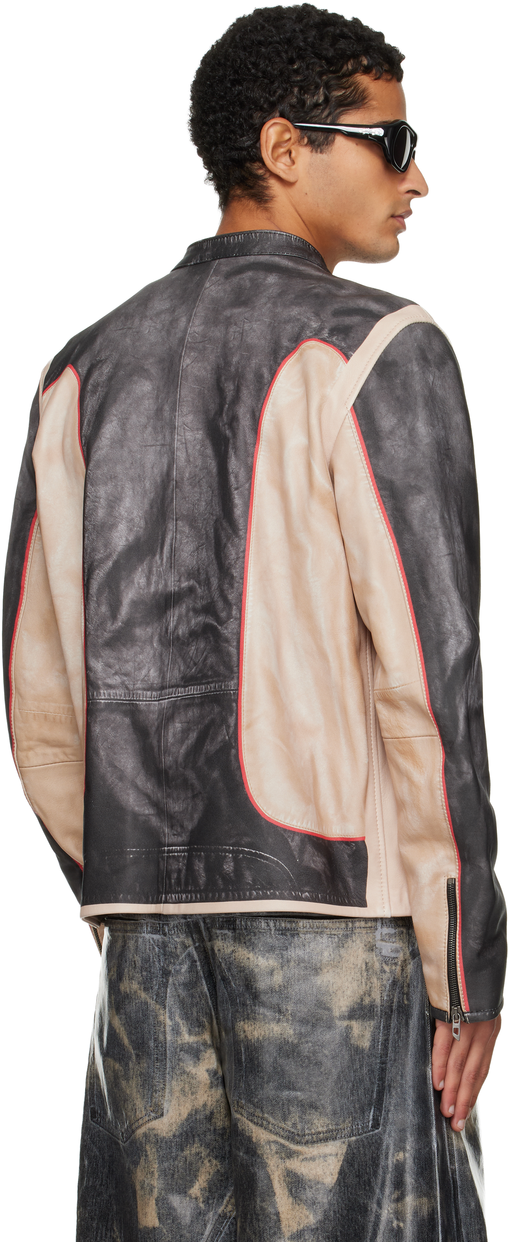 Diesel L-evert Leather Biker Jacket