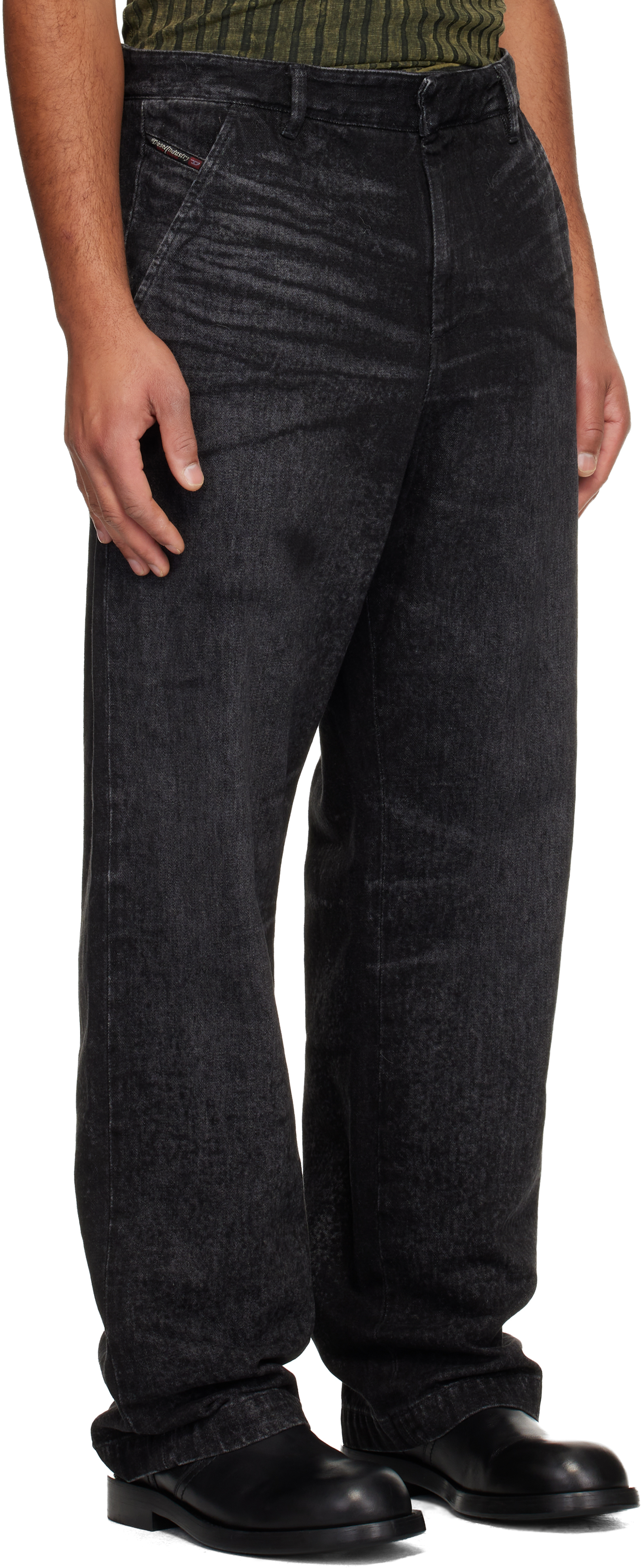 Diesel Regular Jeans In Gold