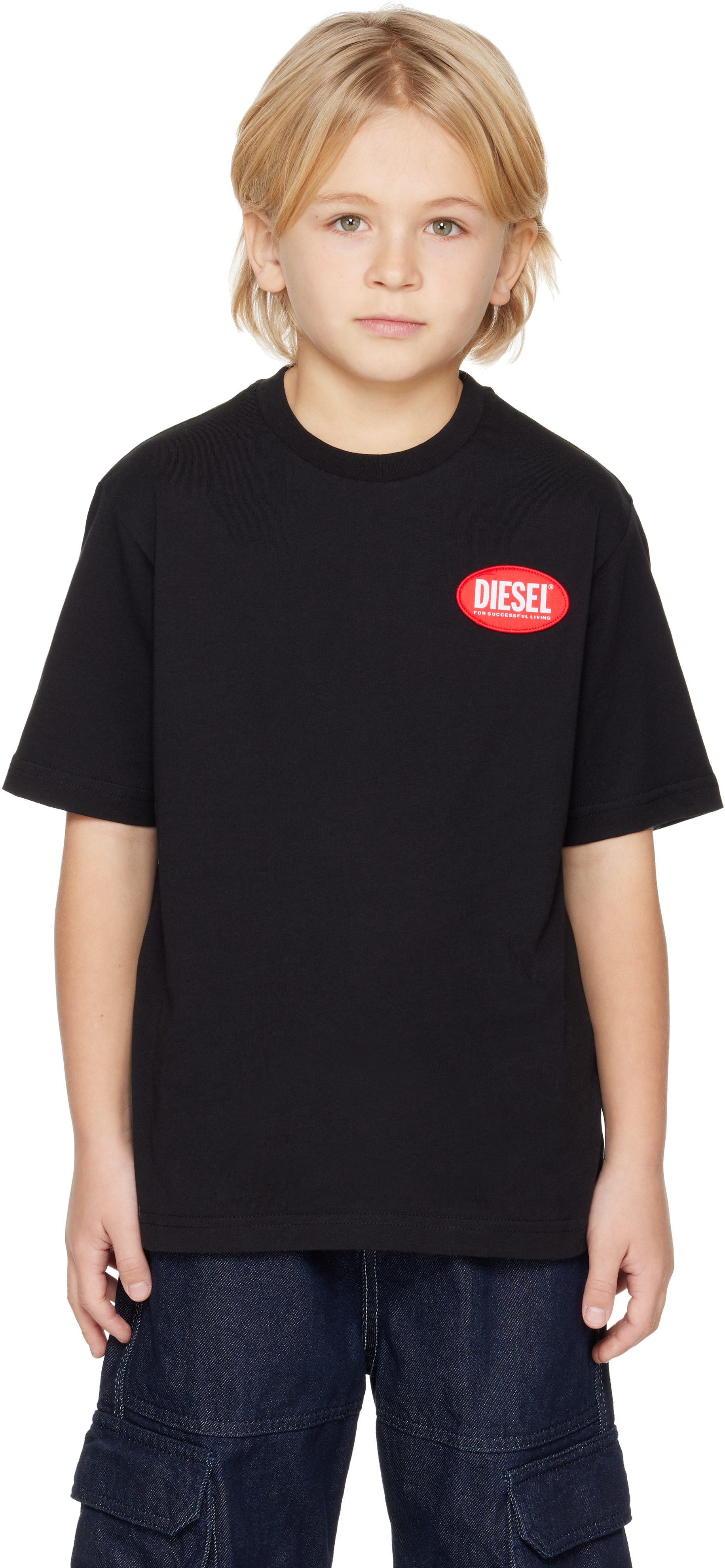 値段 販売 美品 Diesel KIDS 黒 Tシャツ ・パンツ セットアップ 14Y