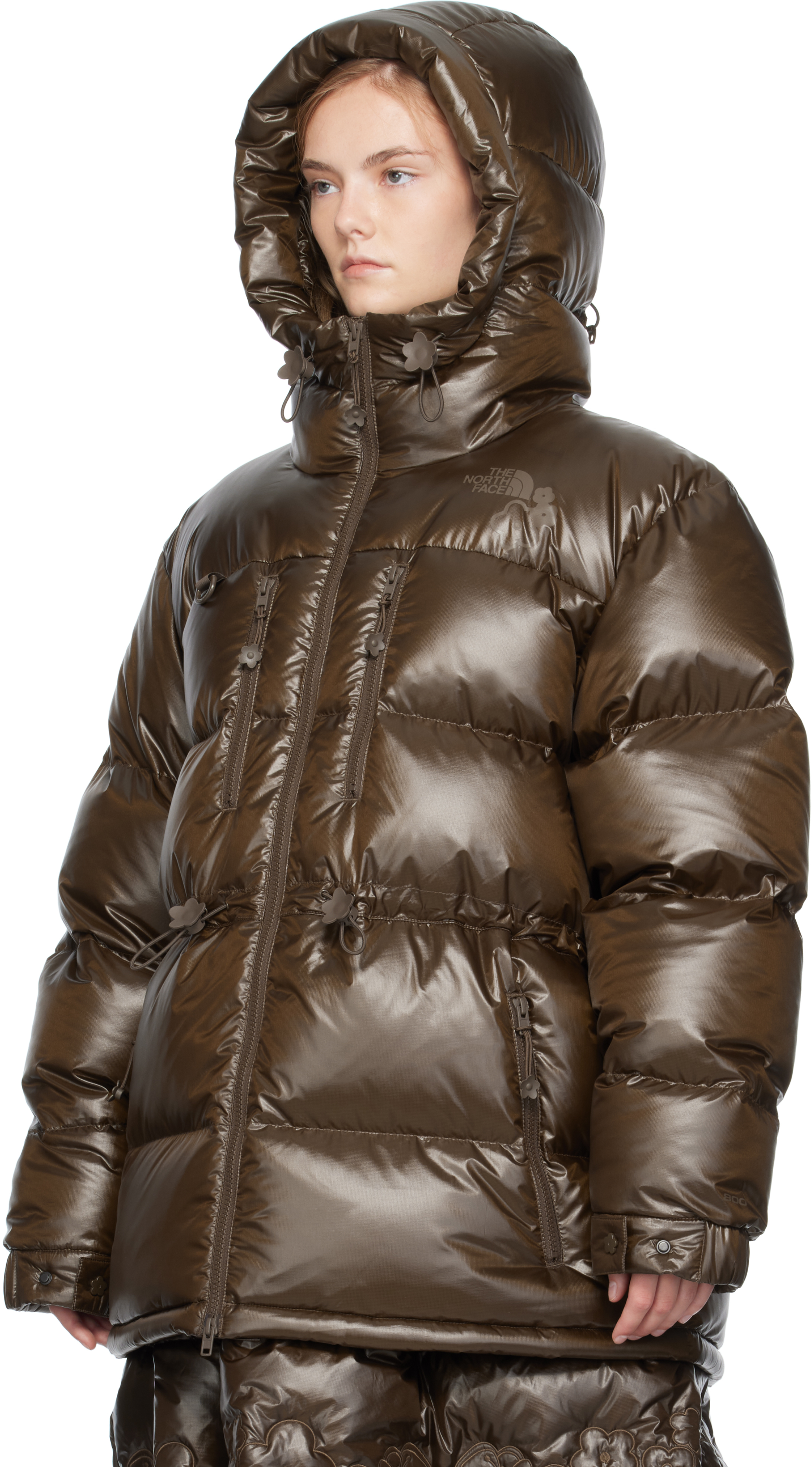 Cecilie Bahnsen Brown The North Face Edition Himalayan Down Jacket