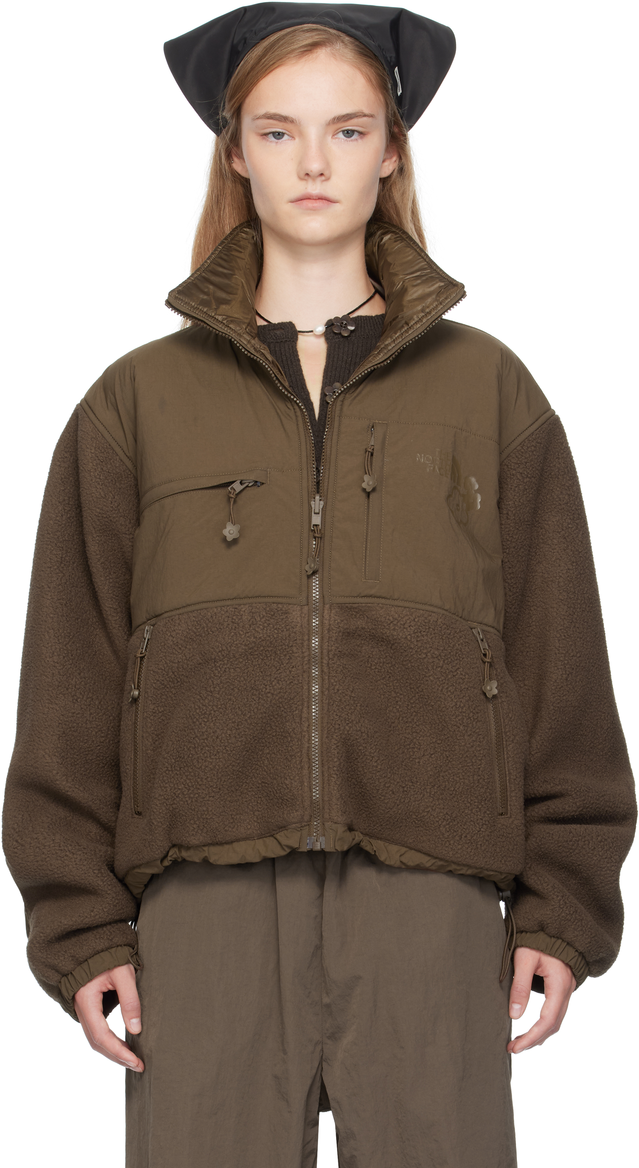 Cecilie Bahnsen: Brown The North Face Edition Fleece Jacket | SSENSE