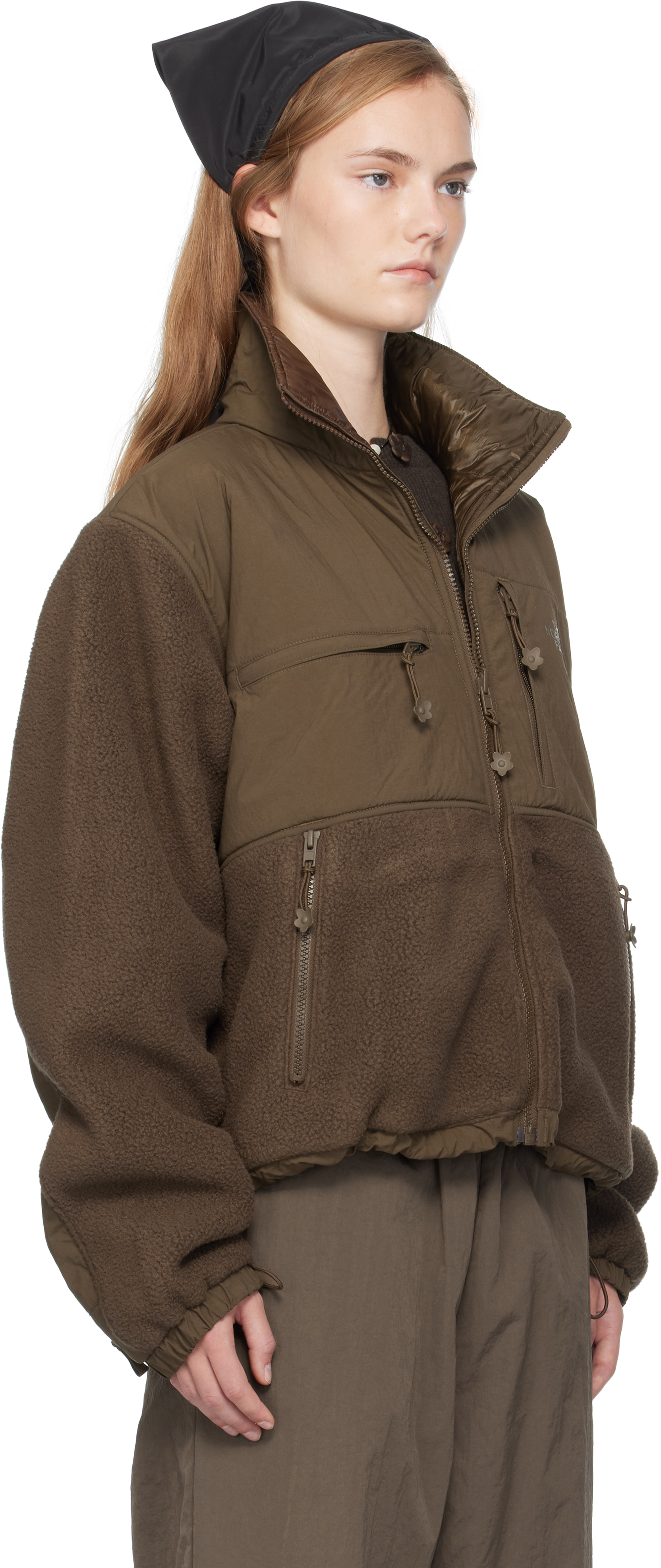 Cecilie Bahnsen Brown The North Face Edition Fleece Jacket