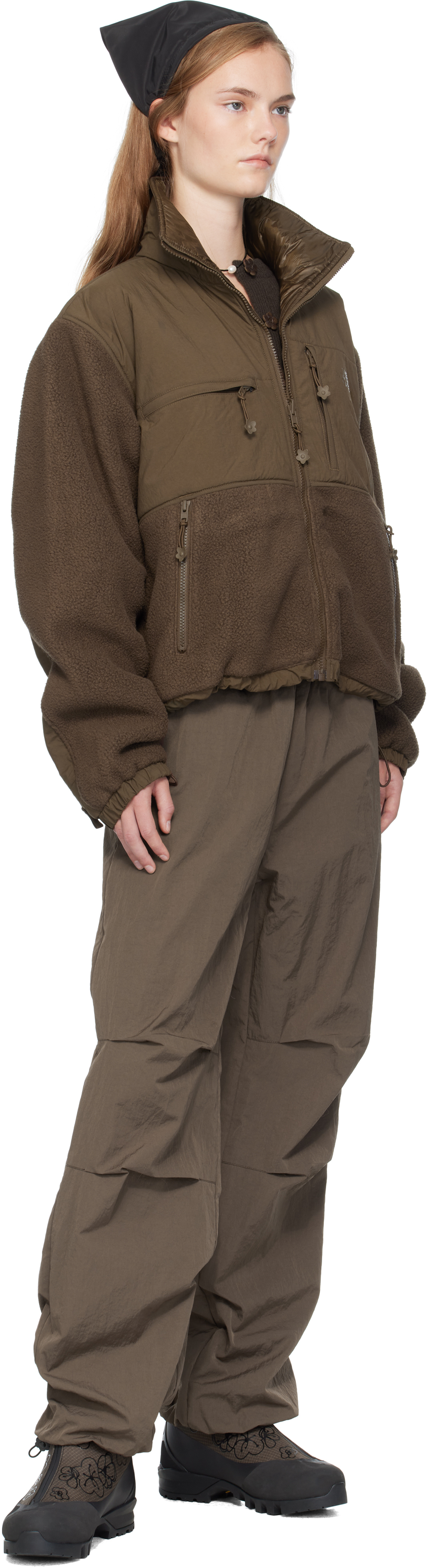 Cecilie Bahnsen Brown The North Face Edition Fleece Jacket