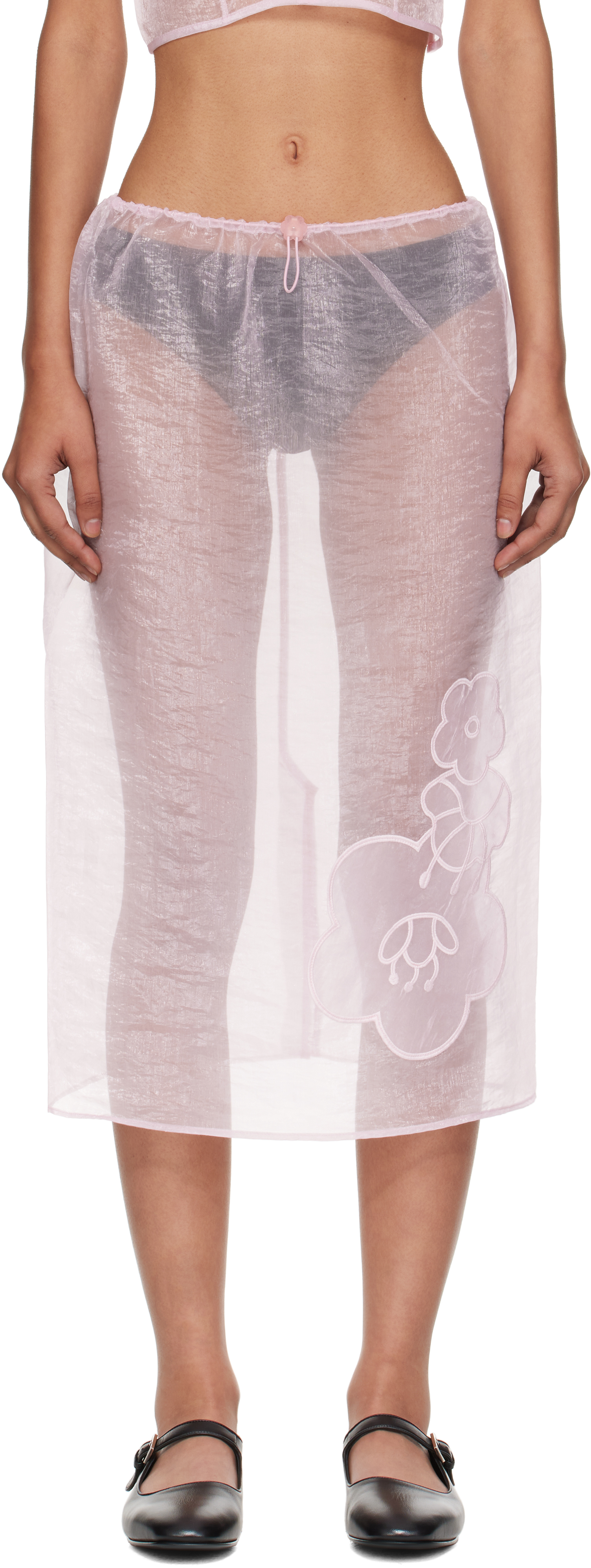 Pink Bambi Midi Skirt