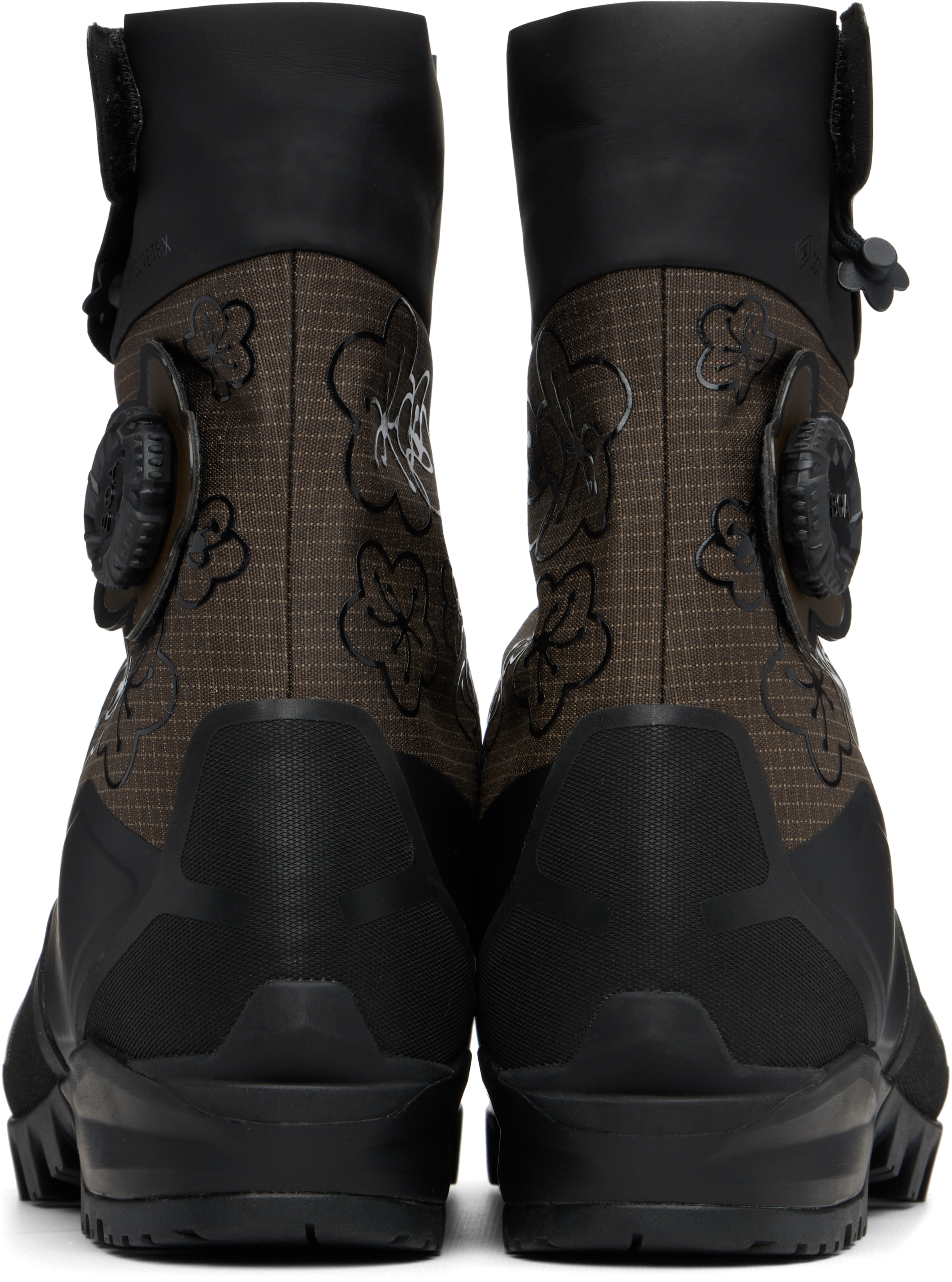 Cecilie Bahnsen X The North Face 45mm Floral Verto Ankle Boots In Black
