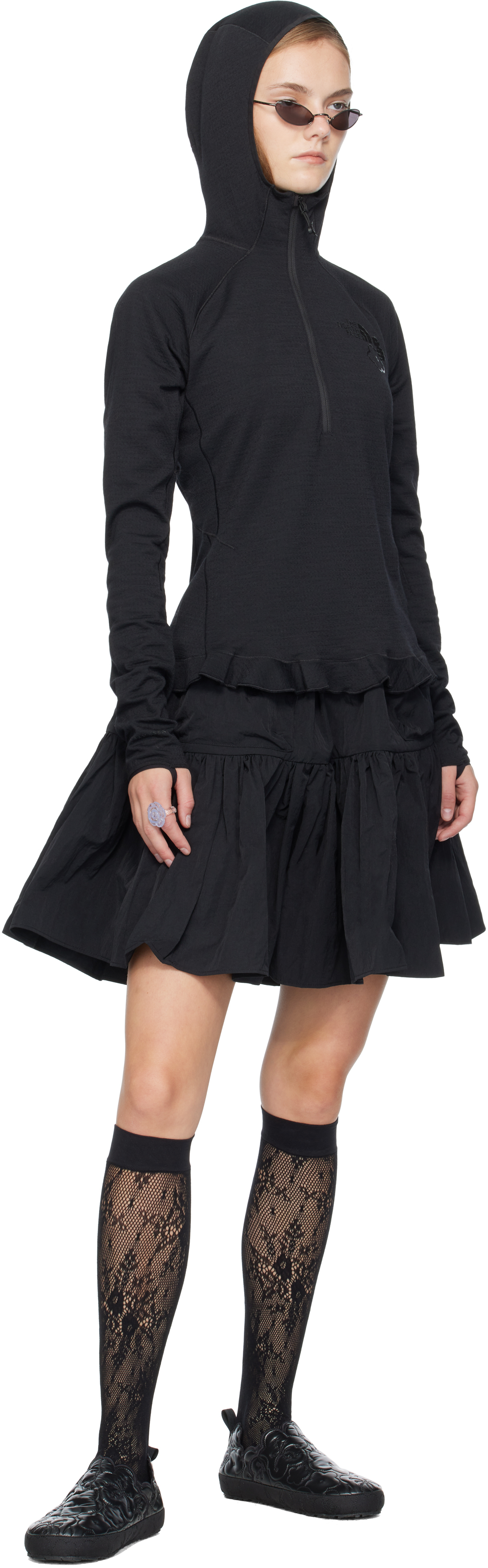 Cecilie Bahnsen Black The North Face Edition Mule Loafers In Black