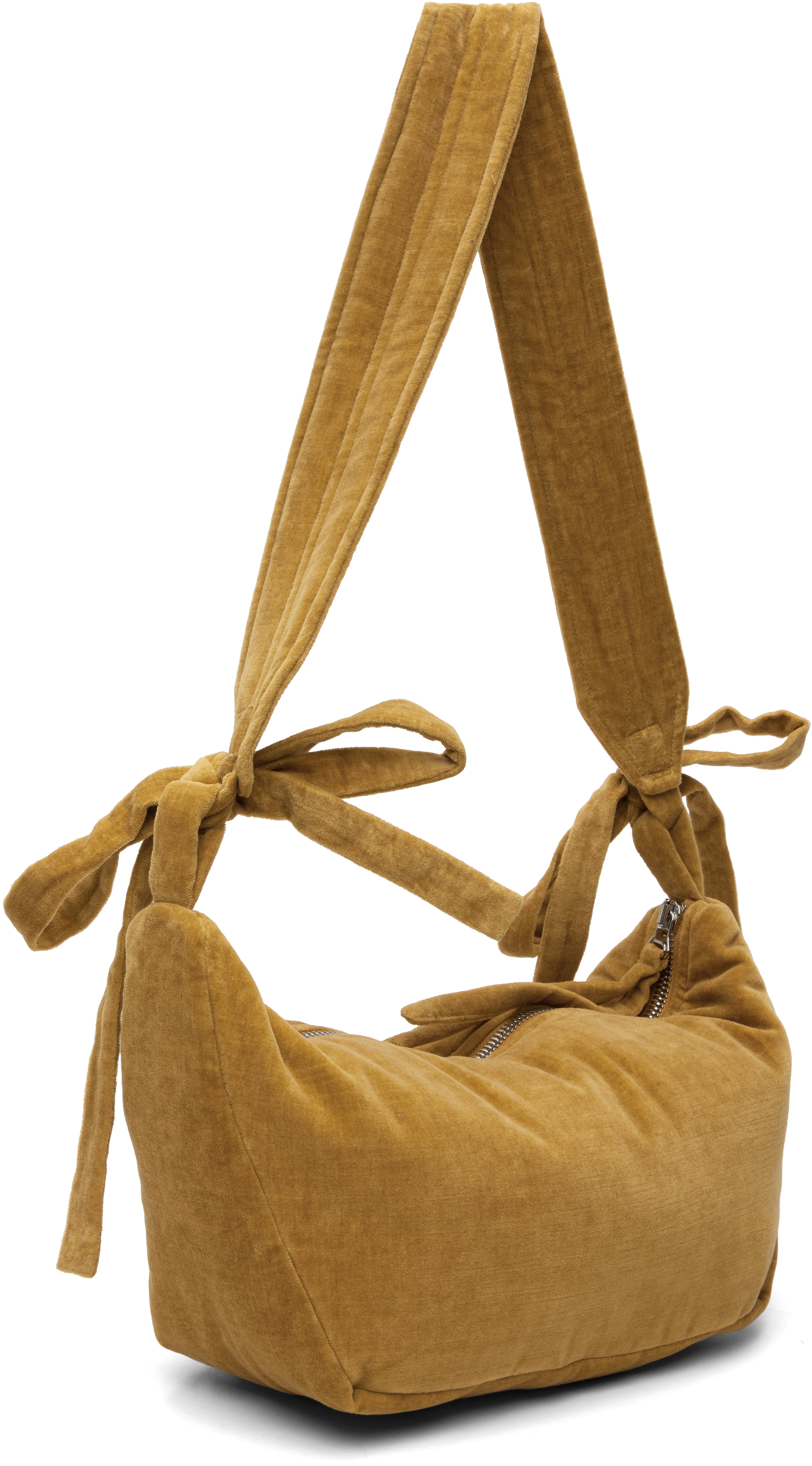 Casey Casey Khaki Banana Bag In Brown