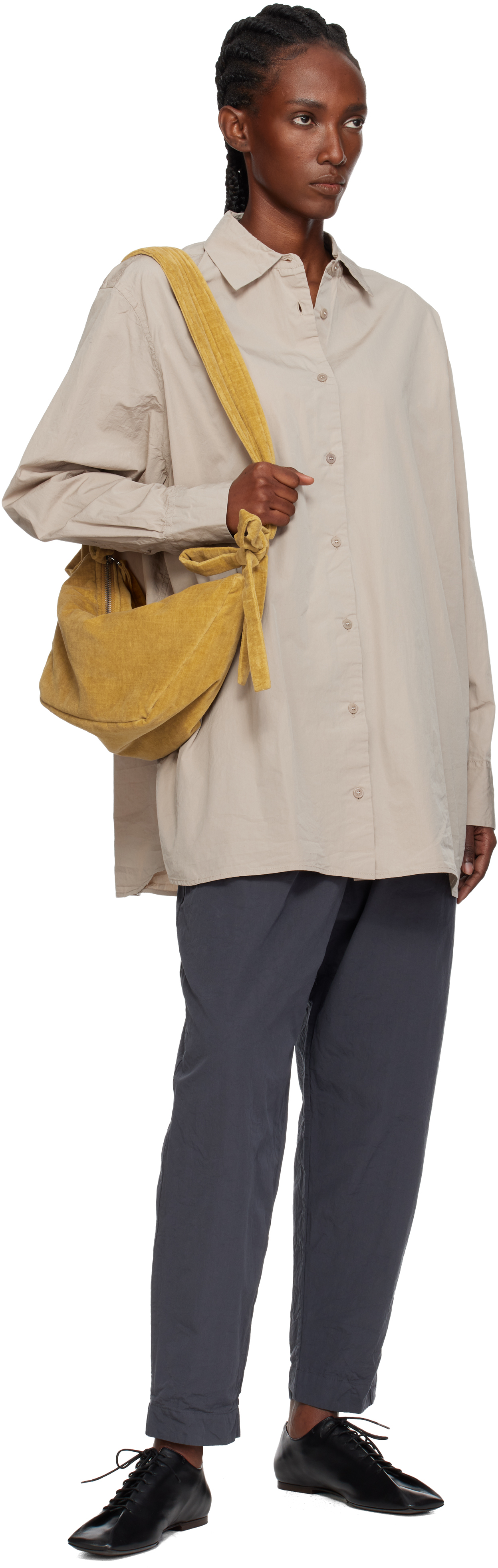 Casey Casey Khaki Banana Bag In Brown