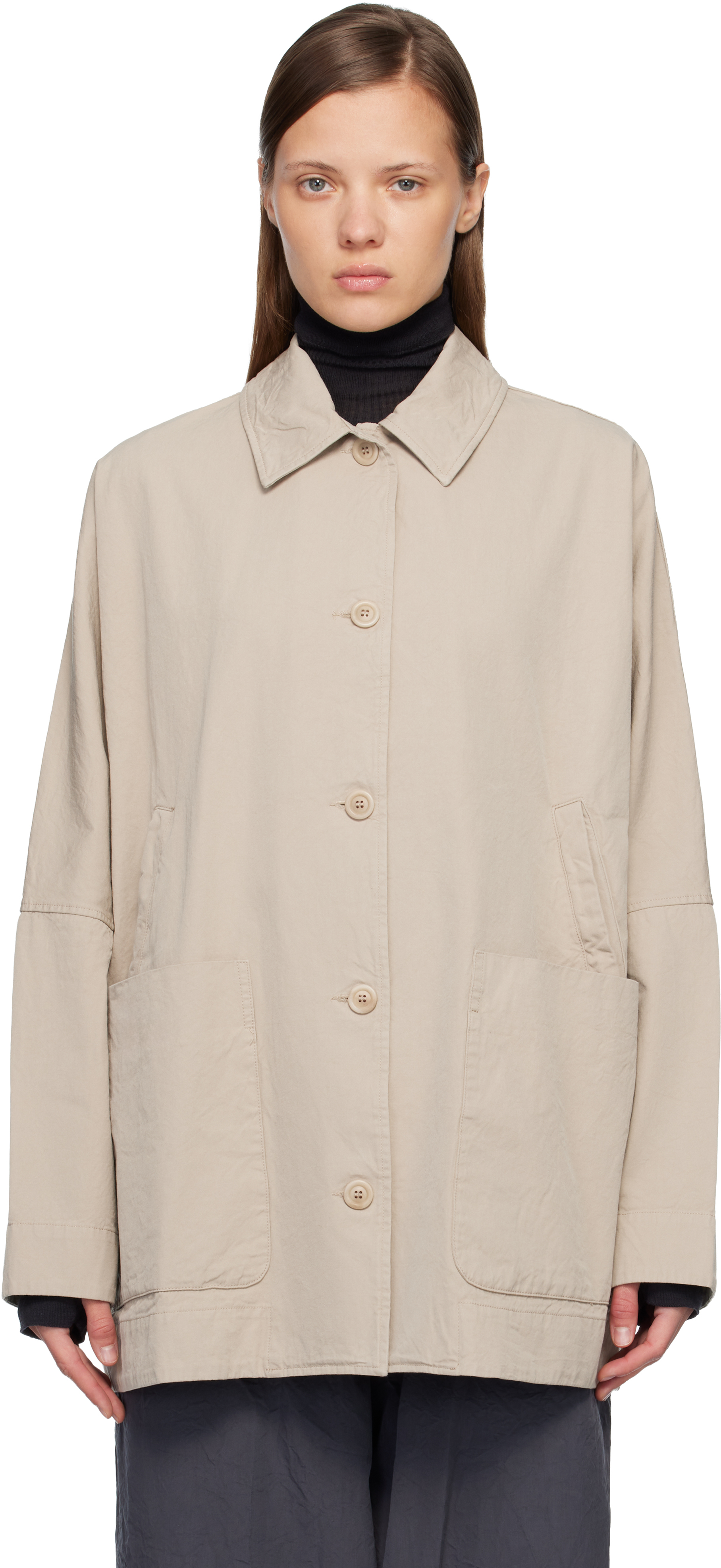 Casey Casey Beige Tatiana Jacket In Brown