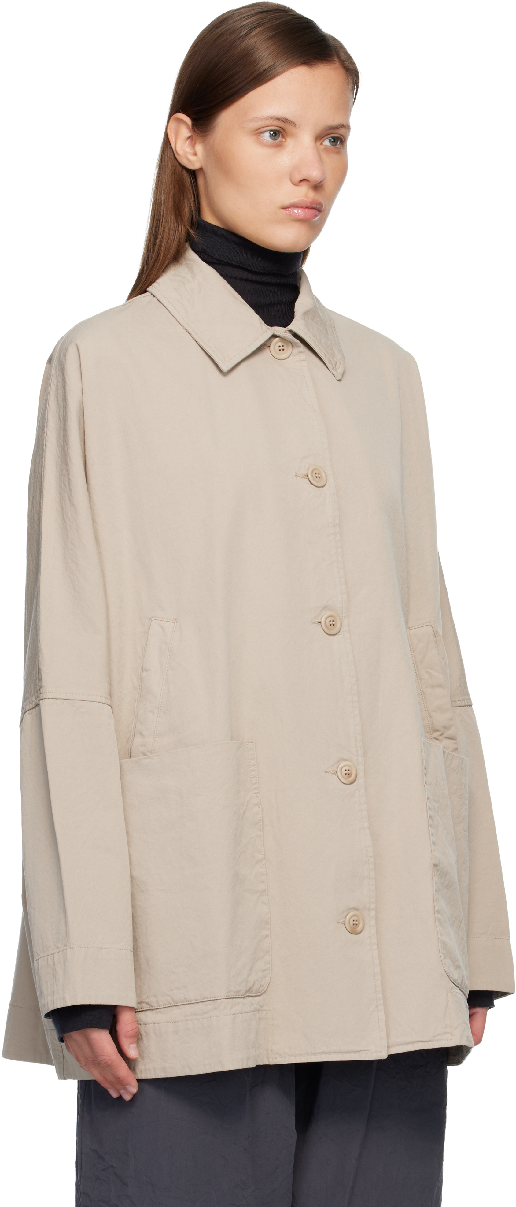 Casey Casey Beige Tatiana Jacket In Brown