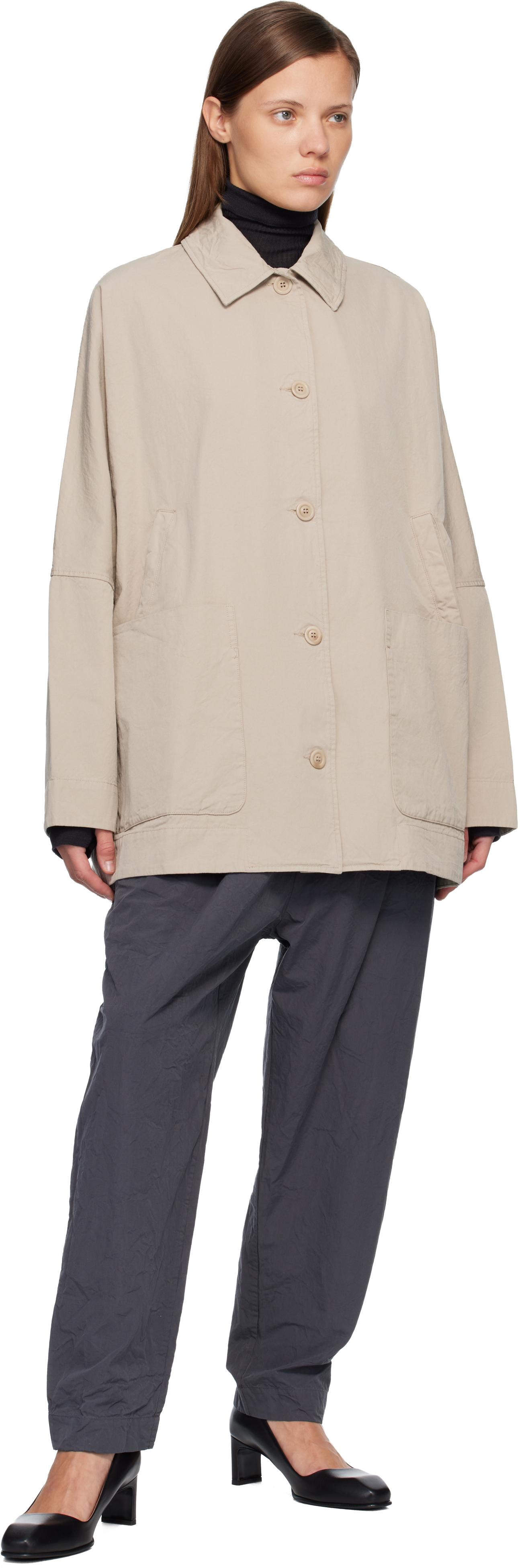 Casey Casey Beige Tatiana Jacket In Brown