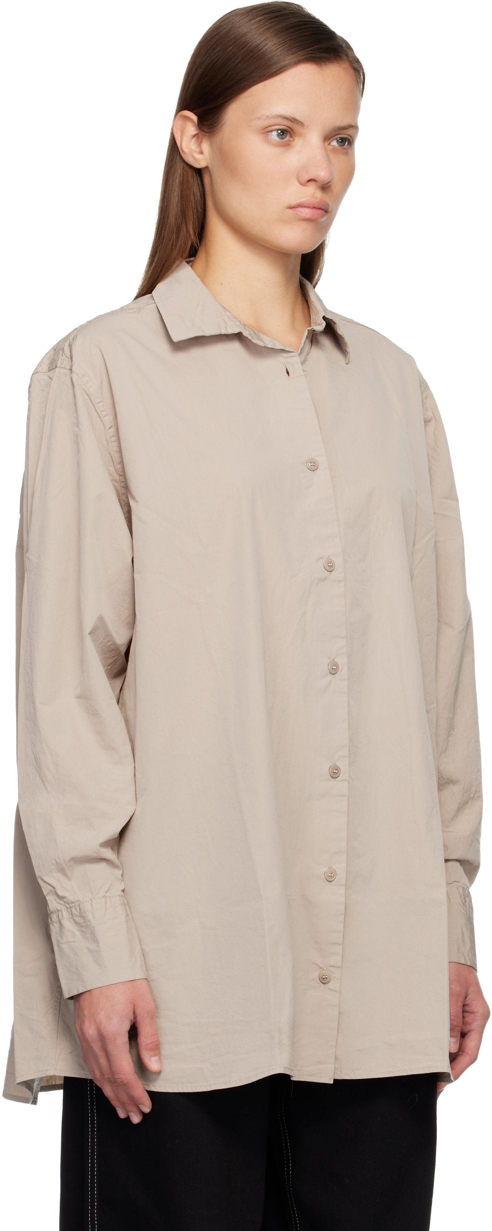 Casey Casey Beige Pi Shirt In Brown